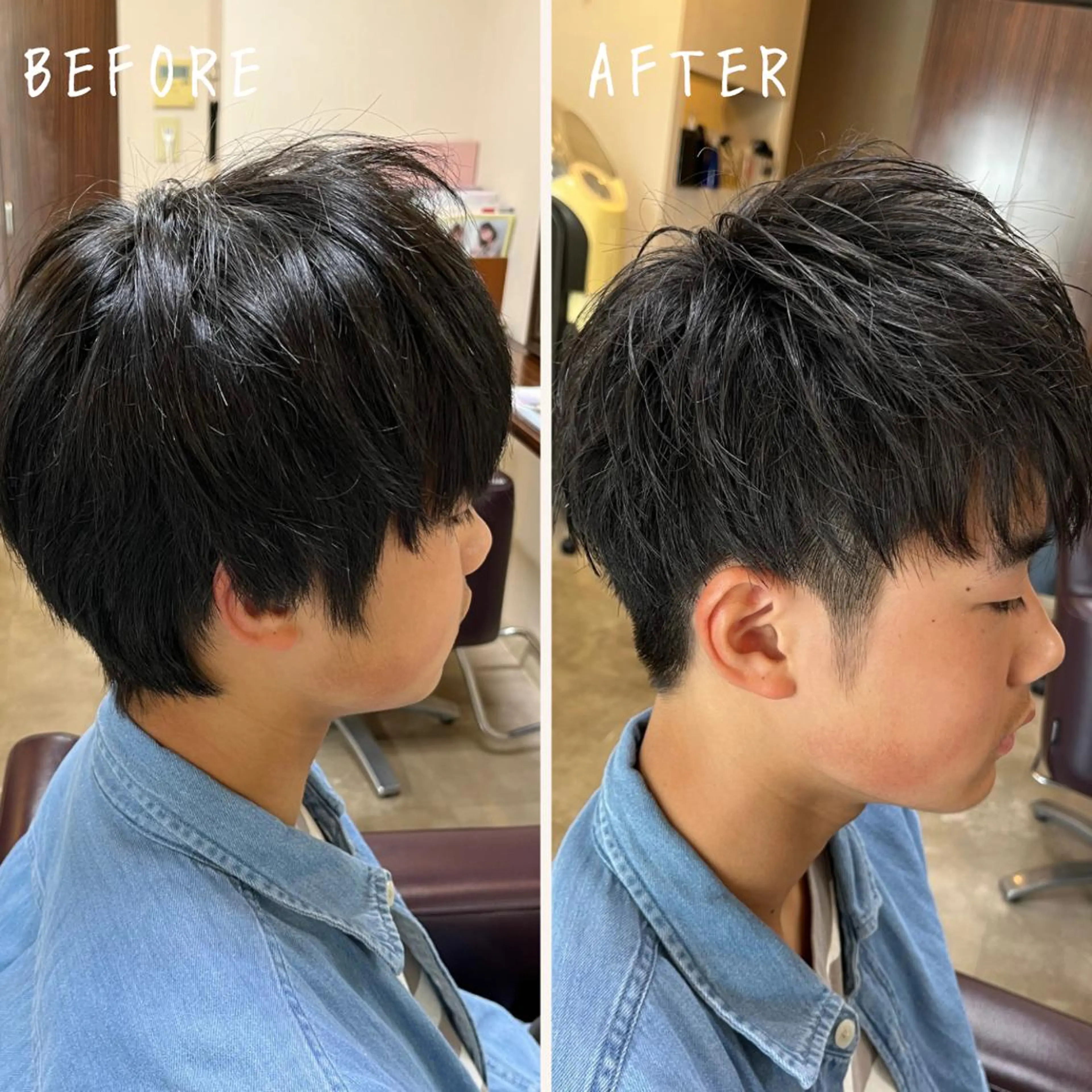 メンズ マッシュ カット 澤崎 希望のヘアスタイル