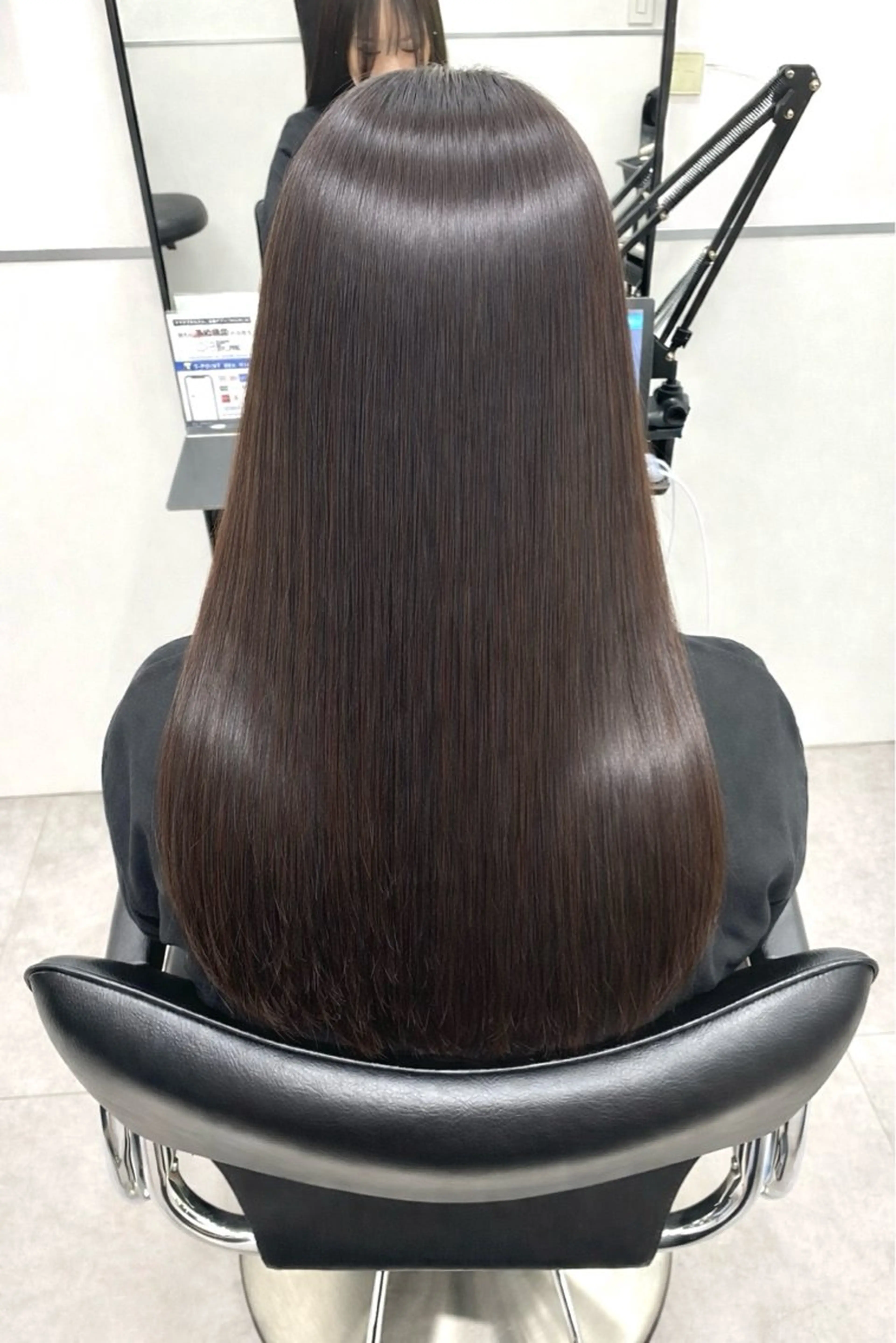 セミロング カラー カット ヘアカラー 縮毛矯正 トリートメント 💗大人艶×髪質改善 カラー💗AYAKIのヘアスタイル