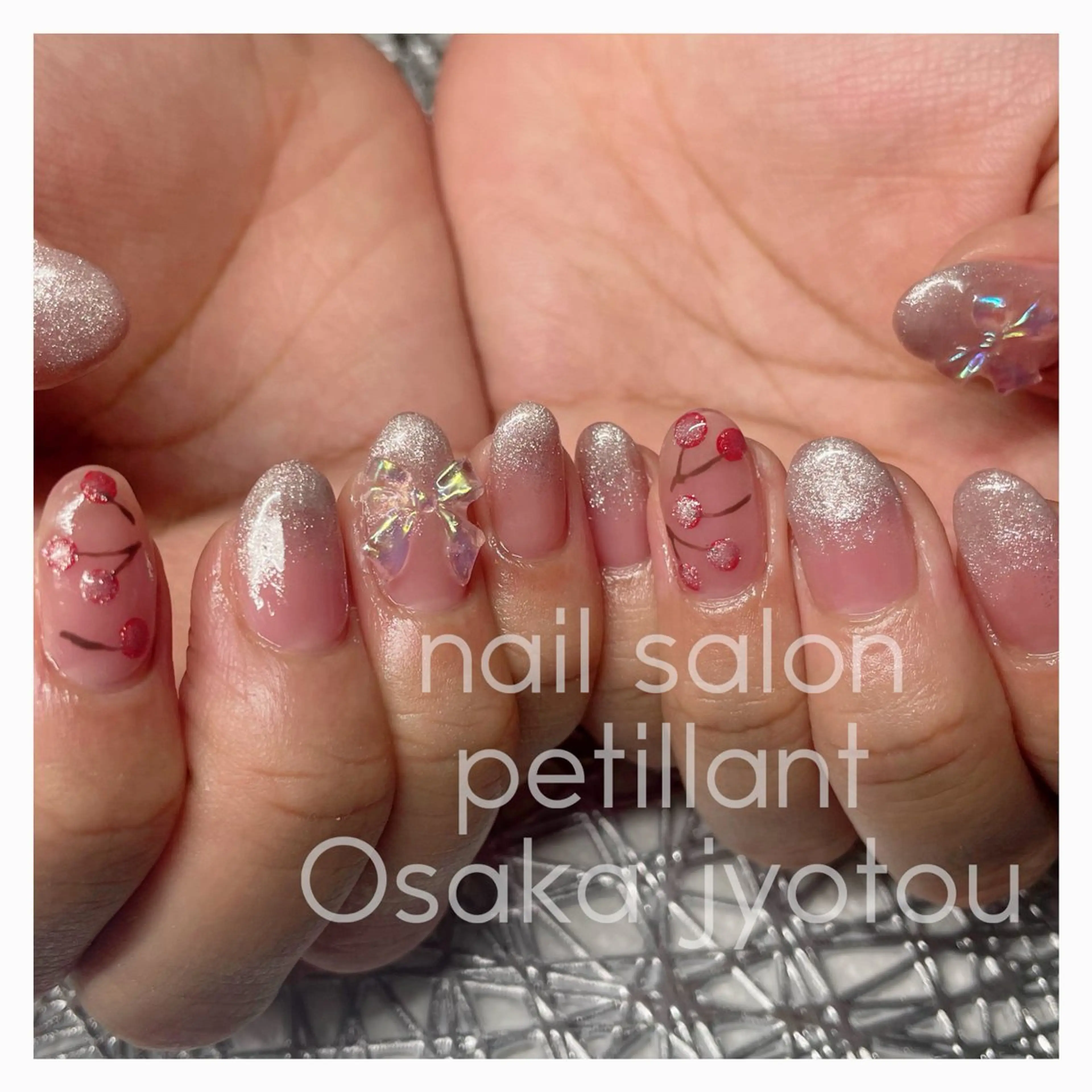 ネイル アートネイル リボン petillant所属・nail salon petillantのネイルデザイン