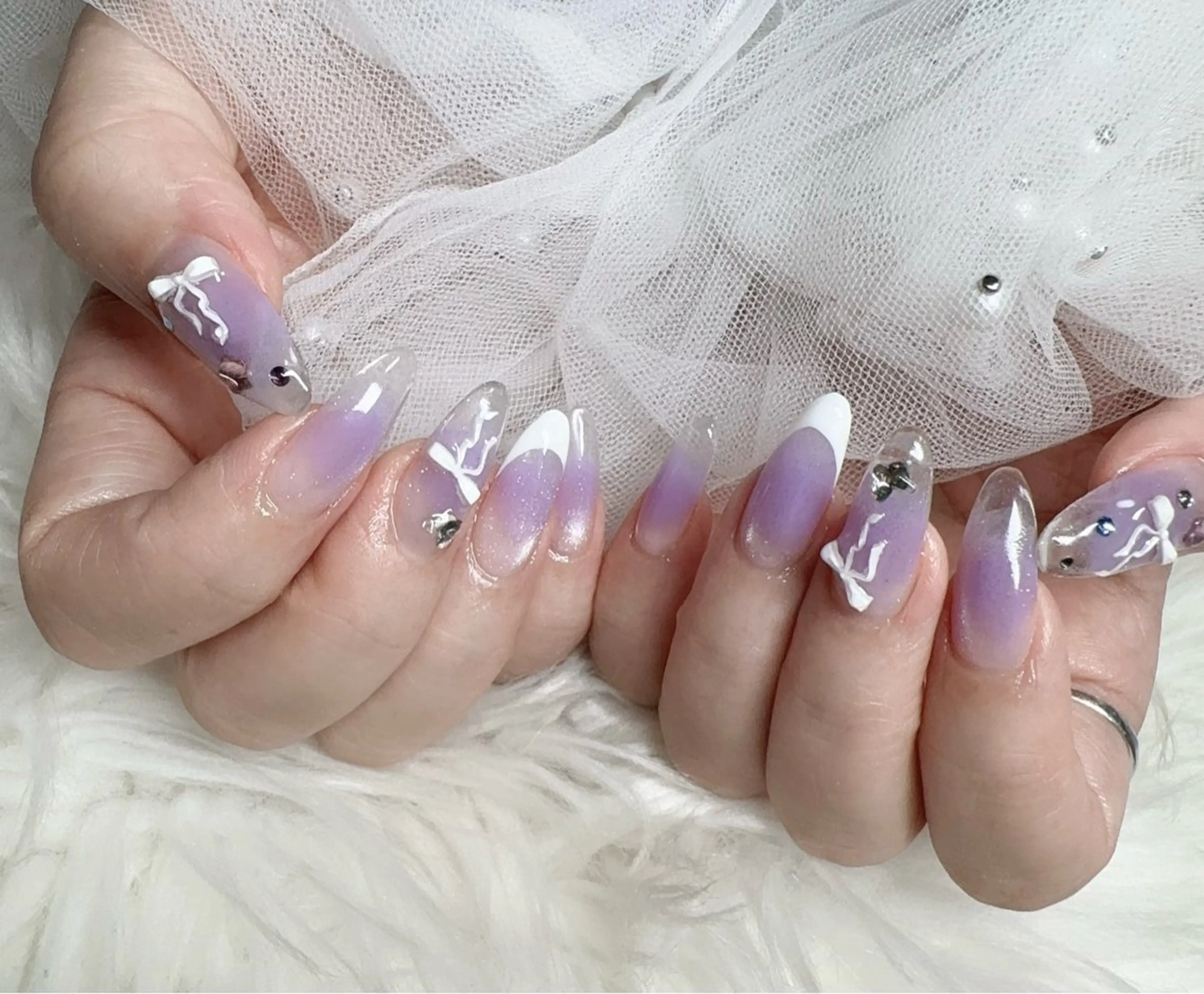 ネイル ワンホンネイル ハンドネイル ＆ME アンドミーのネイルデザイン