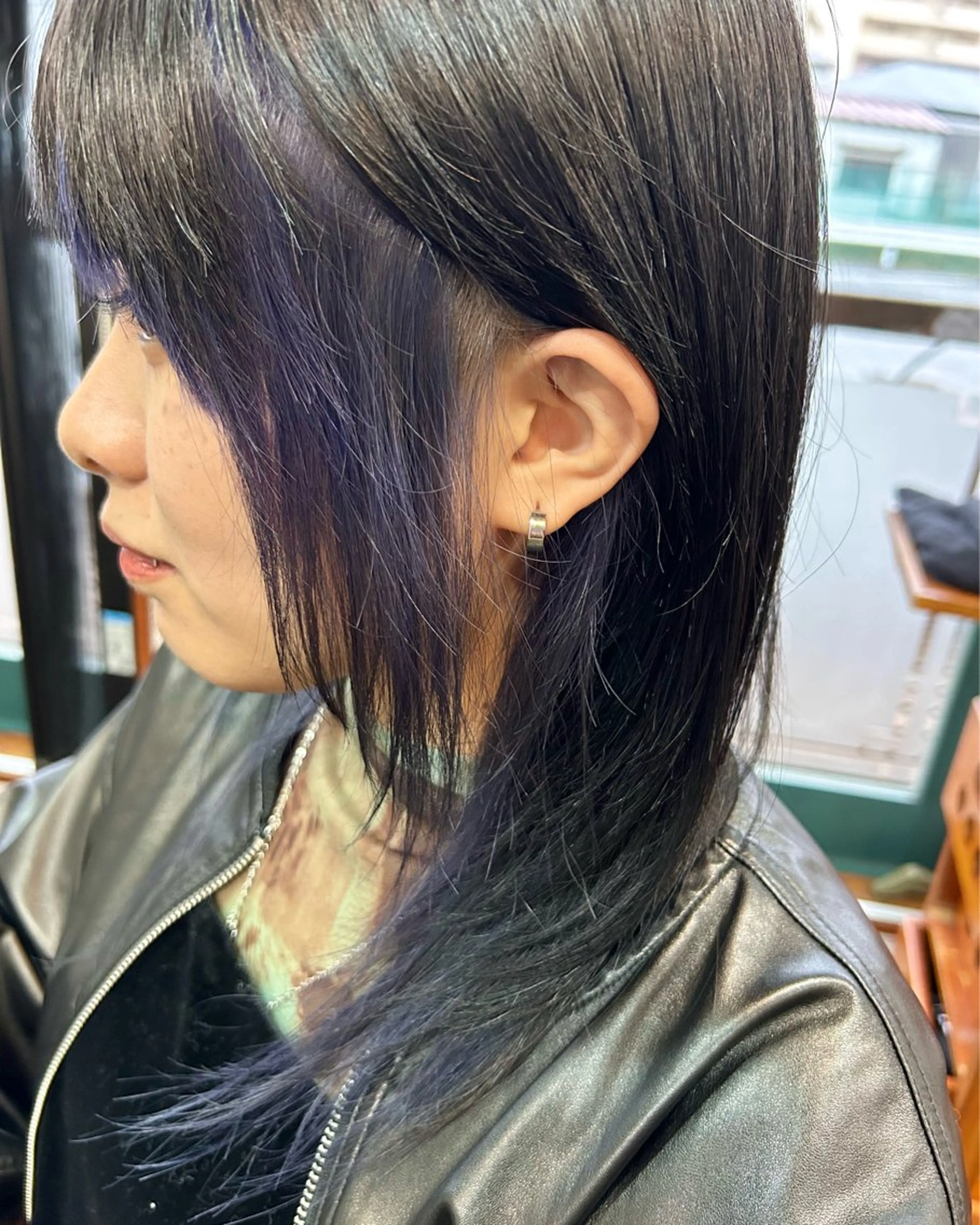 カラー ブルーカラー ブルーラベンダー インナーカラー ラベンダーカラー 坂本 瑞季 🤍 髪質改善のヘアスタイル