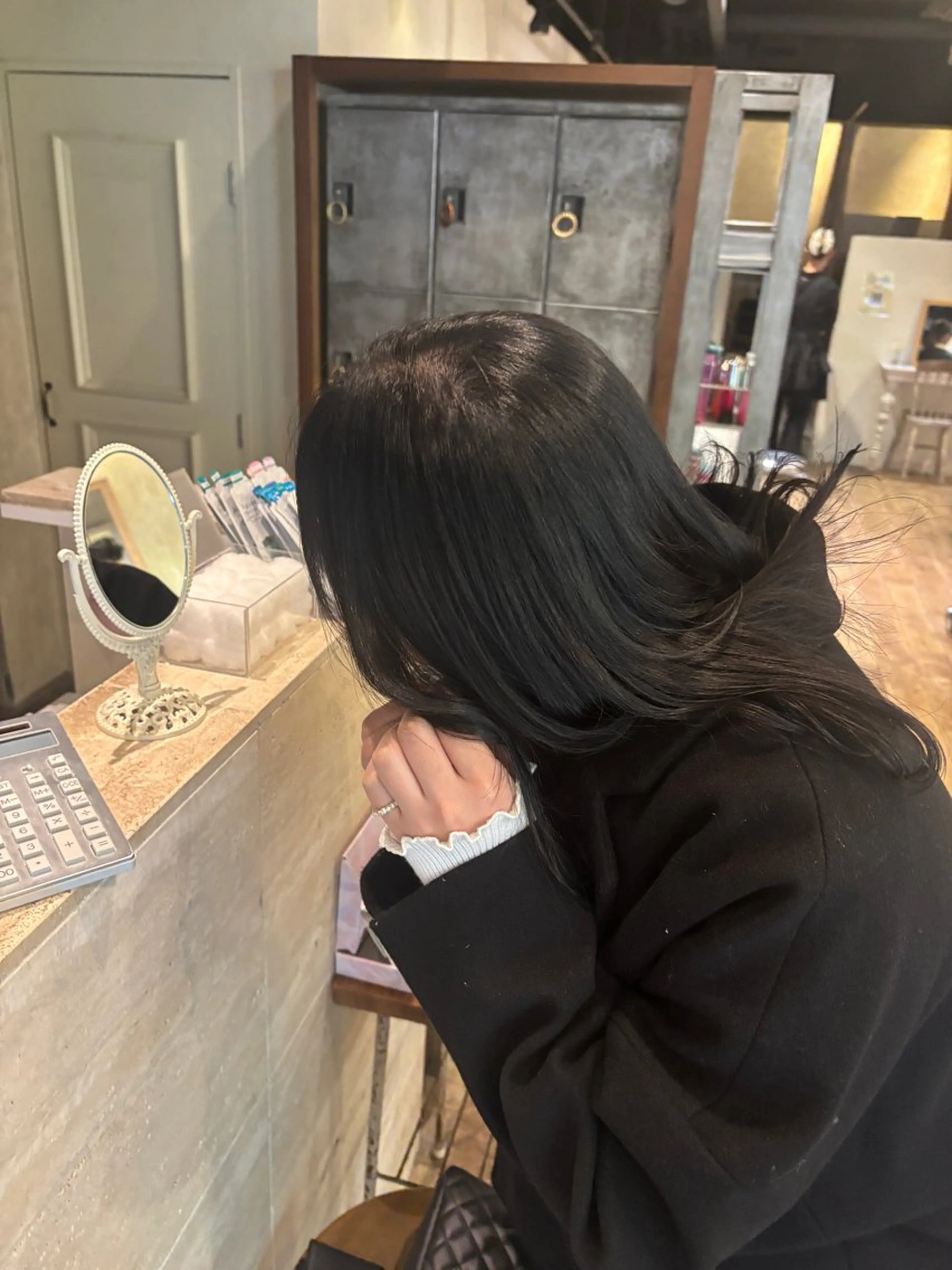 カラー ボブ/レイヤー/ 梅田/天野川奈緒のヘアスタイル