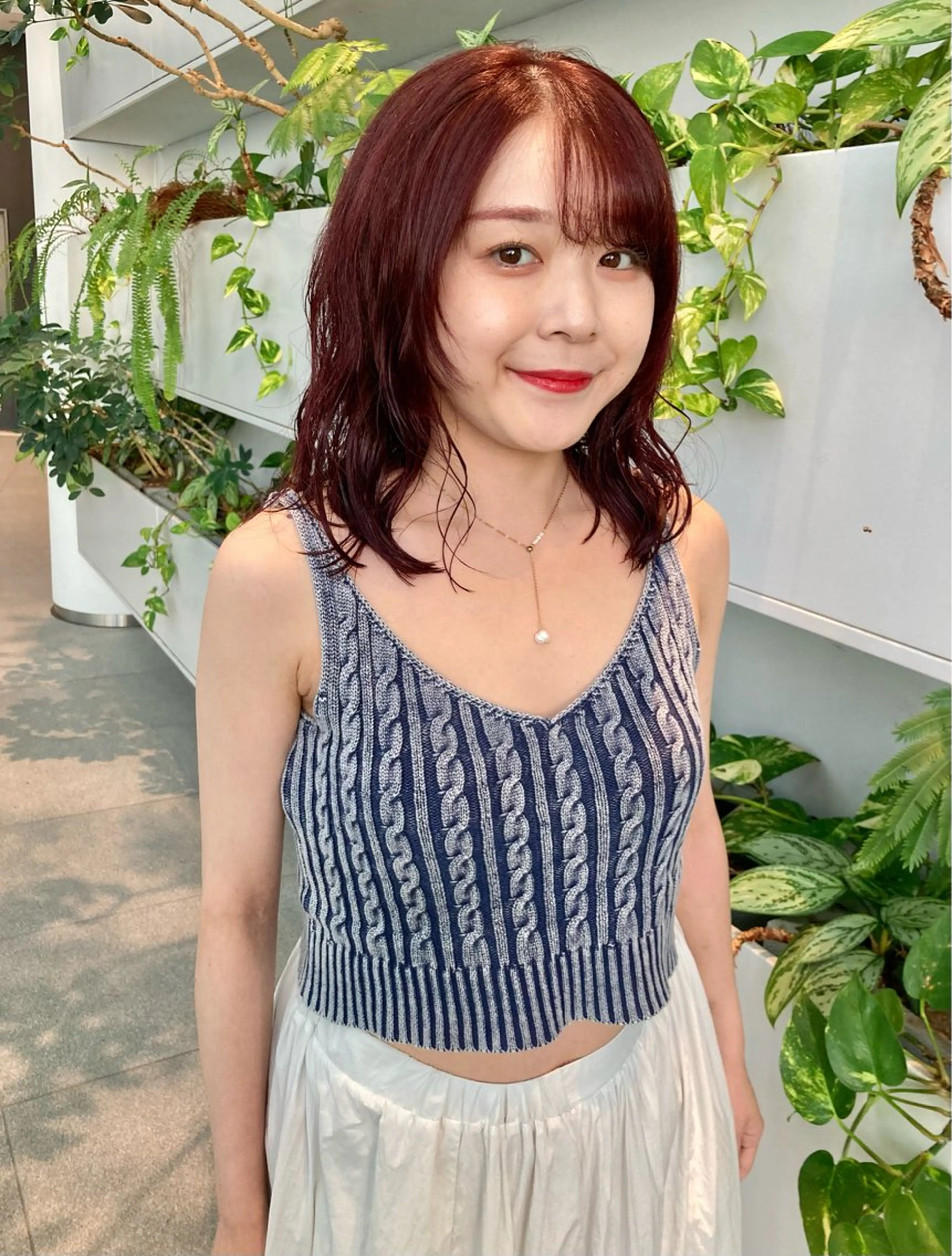 ミディアム カラー パーマ Utata  literie所属・🌷小野田 睦🌷のヘアスタイル