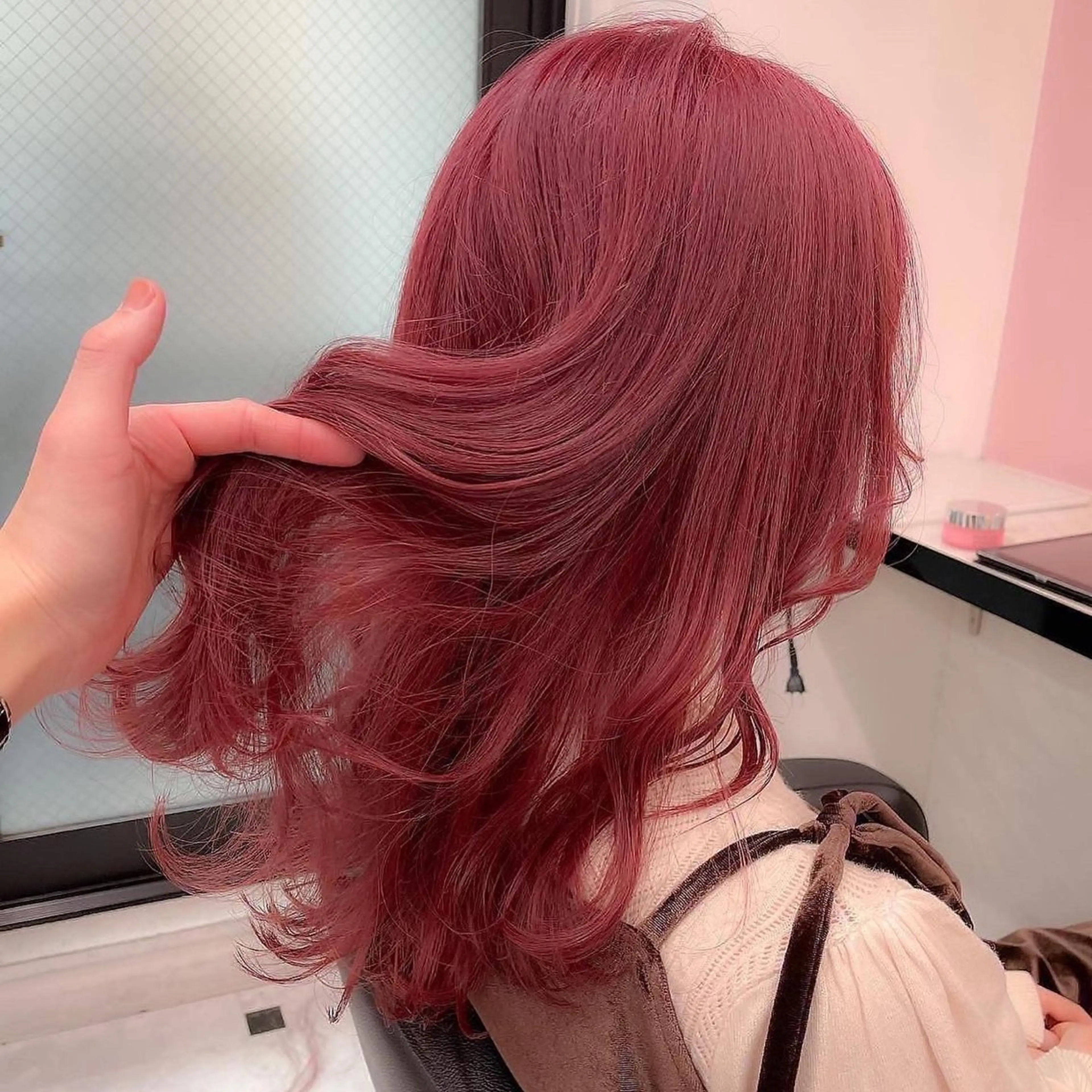 ロング カラー ヘアアレンジ 髪質改善 トリートメント 色気ある大人カラー /ブリーチなしのヘアスタイル