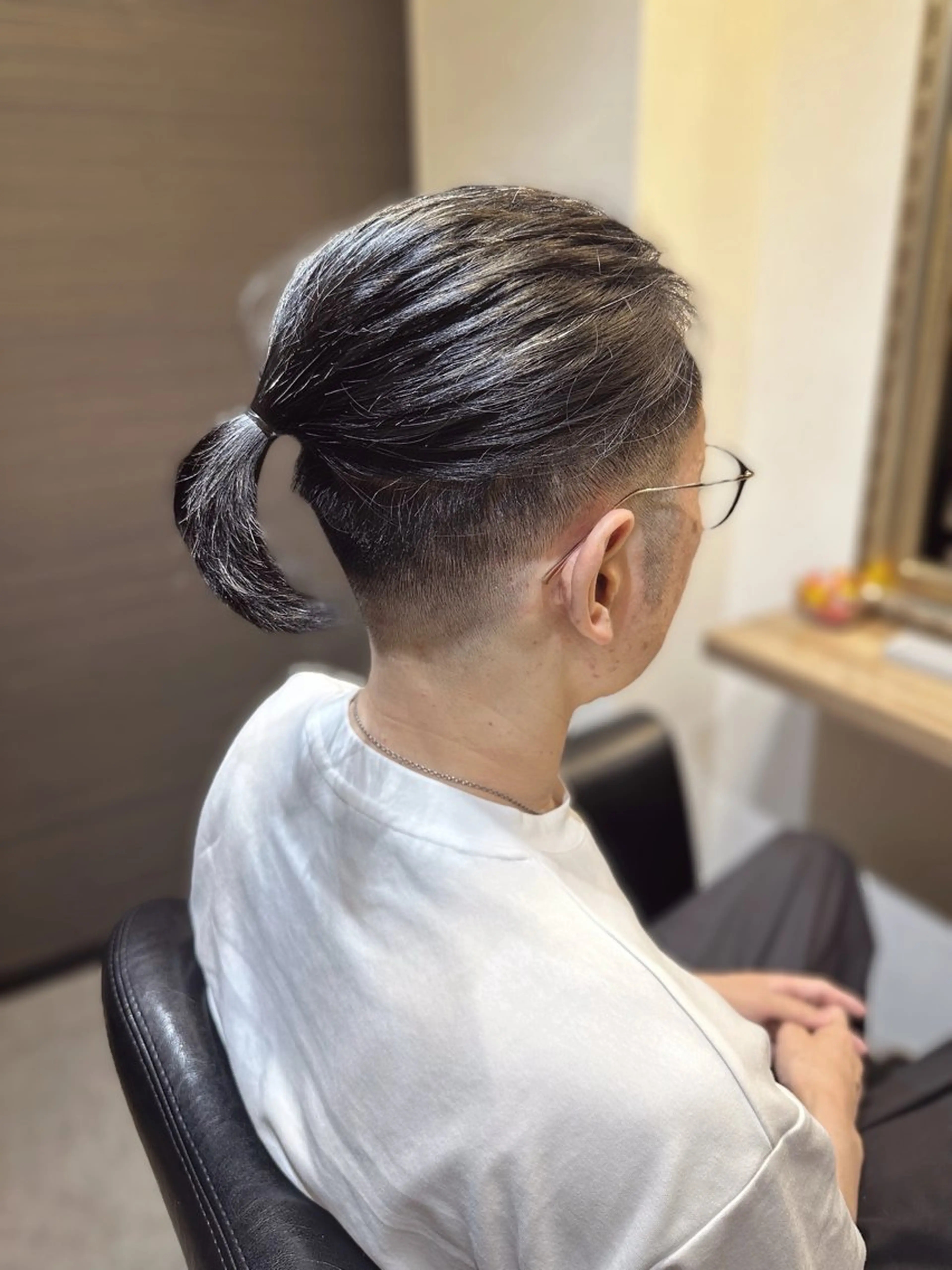 ロング メンズ フェードカット マンバンヘア hair Dr. VEGA所属・池田 玖留美のヘアスタイル