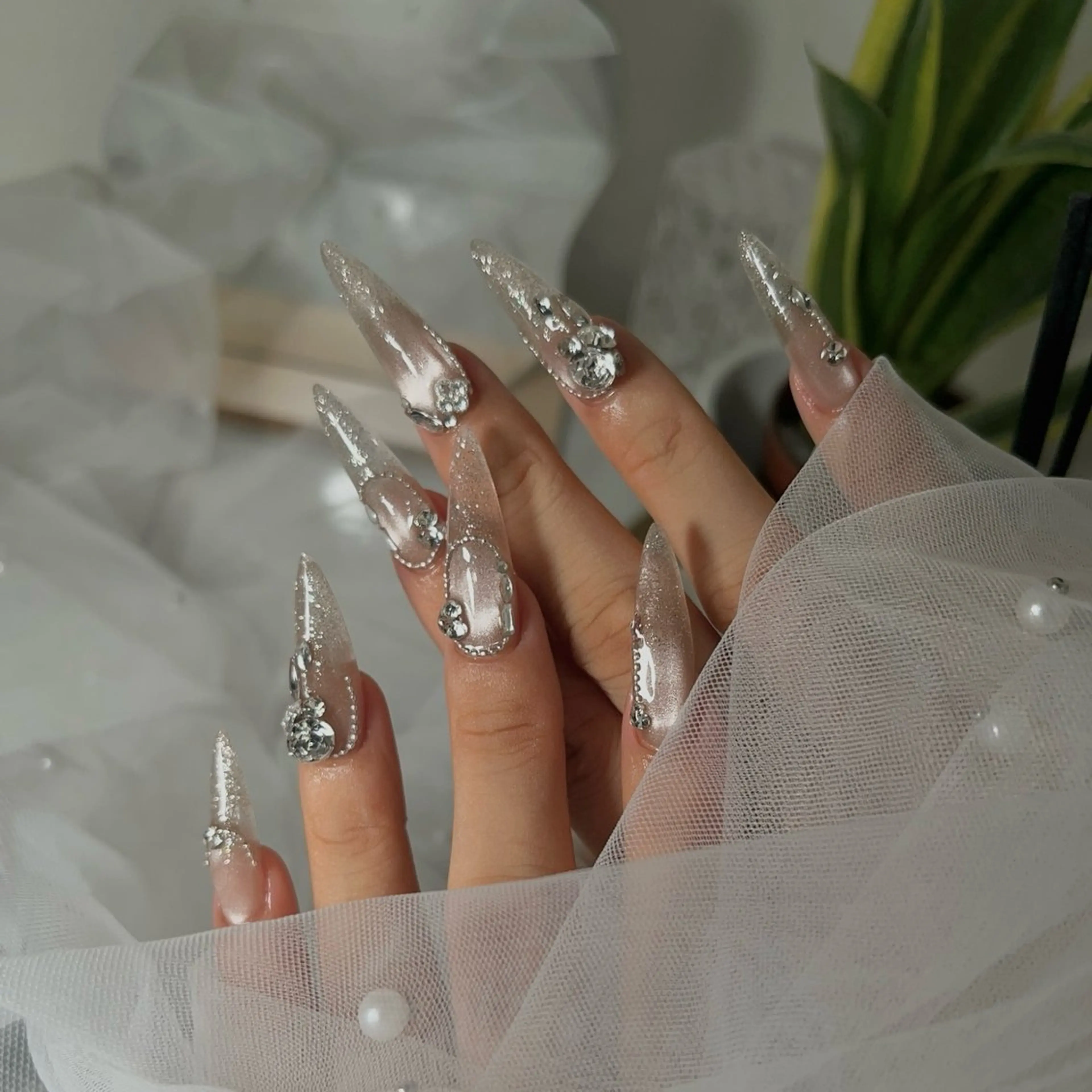 チップ長さ出しデザイン𓂃の写真