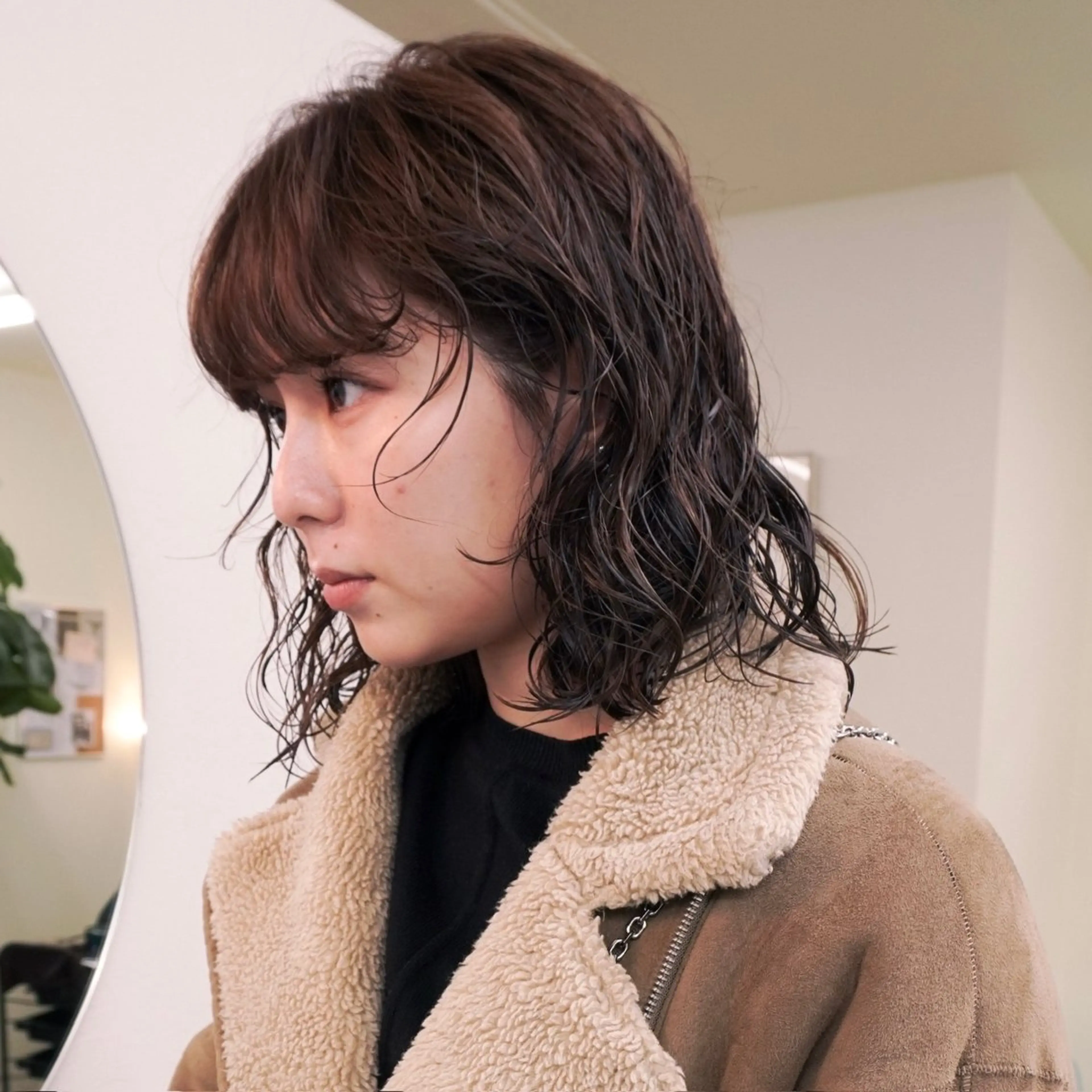 ミディアム パーマ ミディアムパーマ メンズハイトーン/栄 /イトウタケルのヘアスタイル