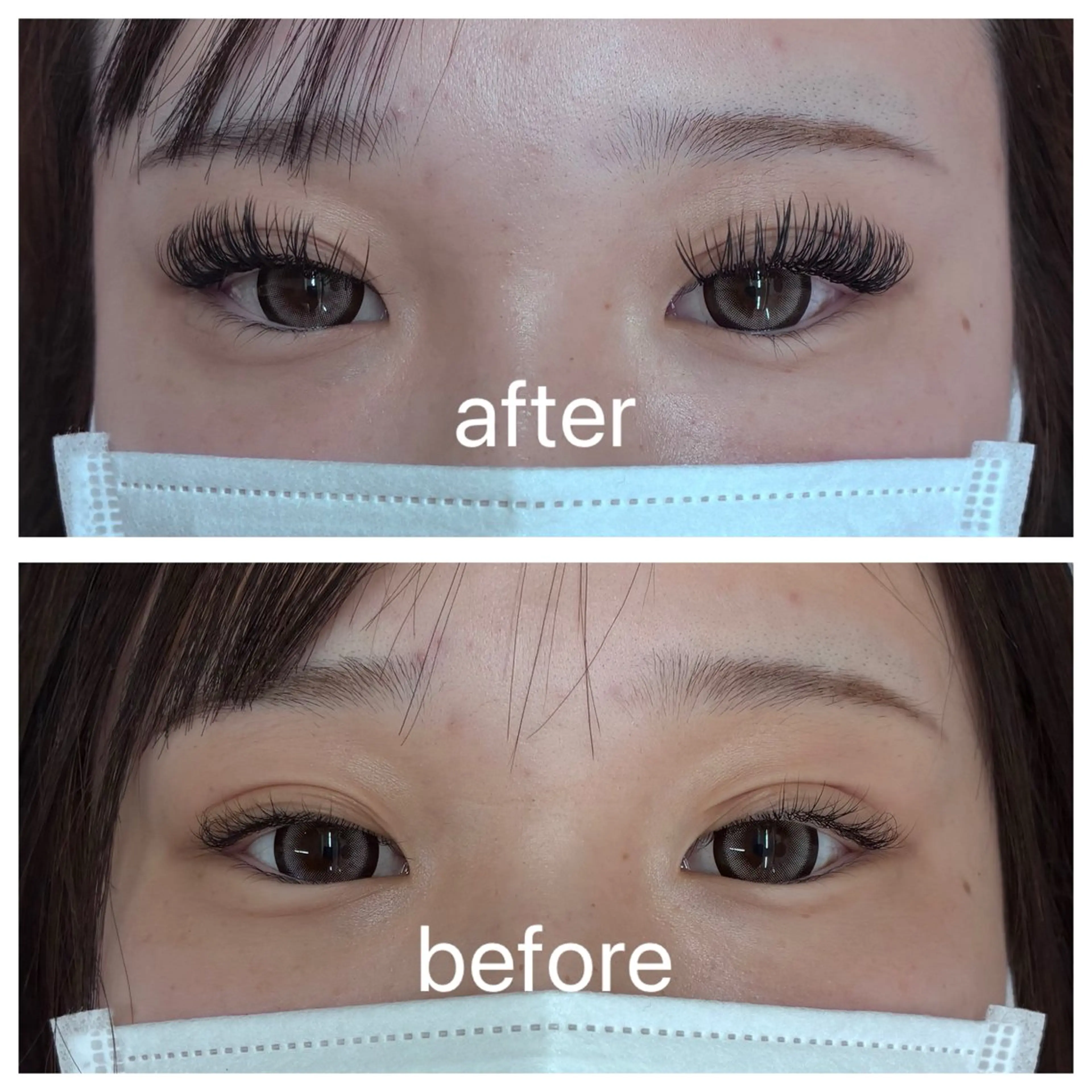 マツエク・マツパ 付け放題 Dカール フラットラッシュ マツエク ミルミー美容室所属・🦄💒💓齎藤 七海子🦄💒💓の眉毛・アイブロウイメージ