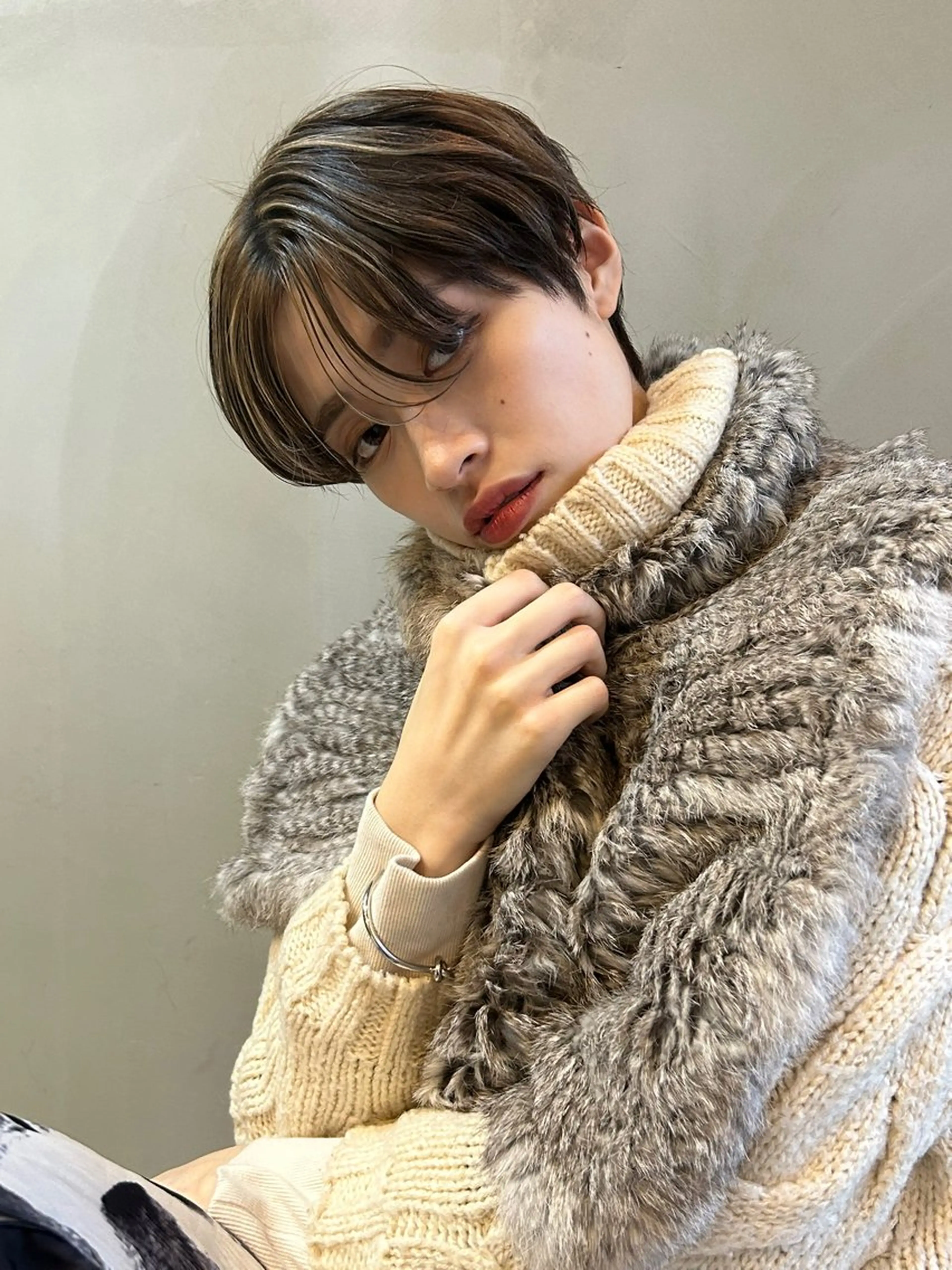 ショート カラー カット ヘアカラー トリートメント ショート/ボブ/ 心斎橋/宮脇美奈のヘアスタイル