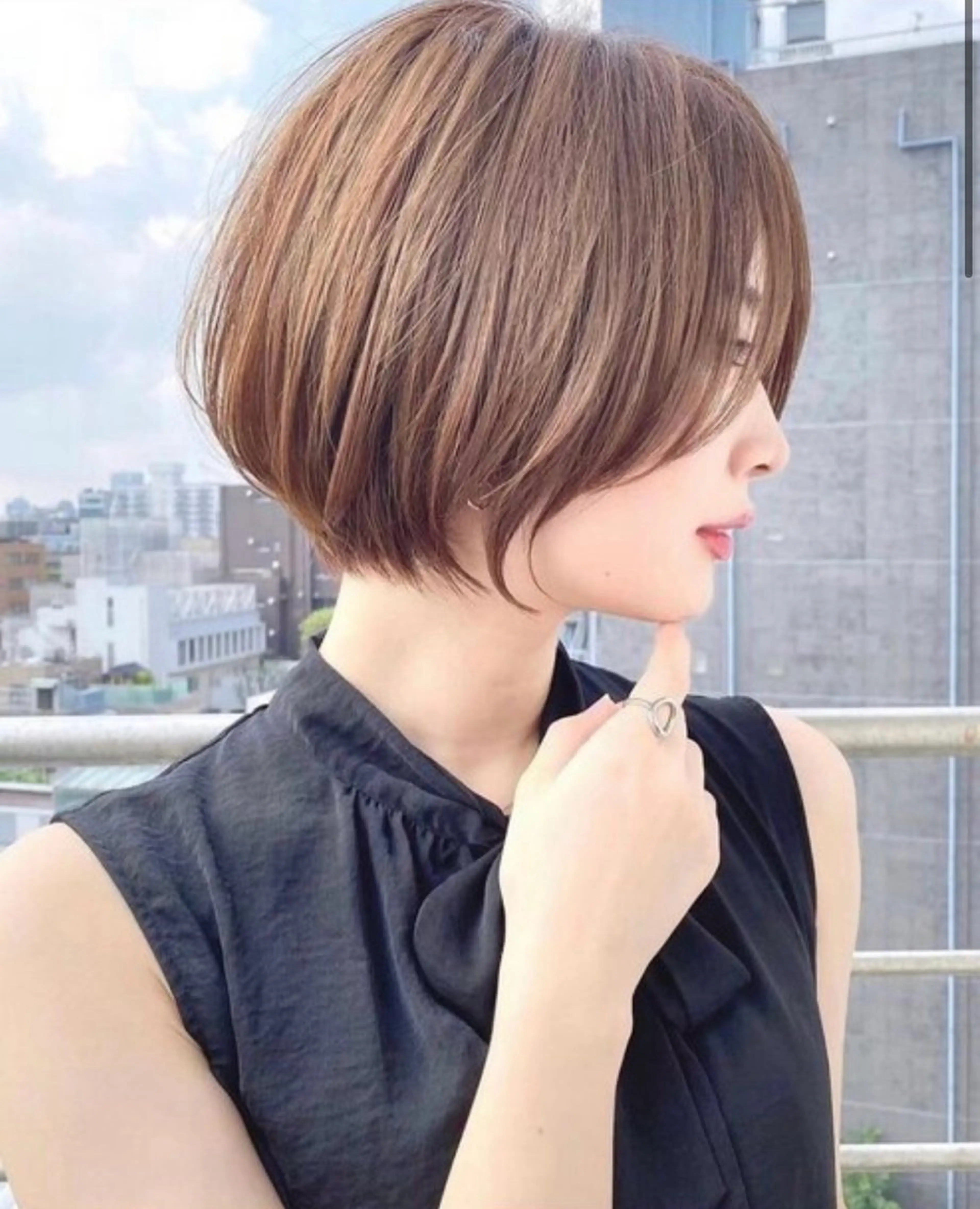 ショート カット レイヤー❣️縮毛矯正 川村利幸のヘアスタイル