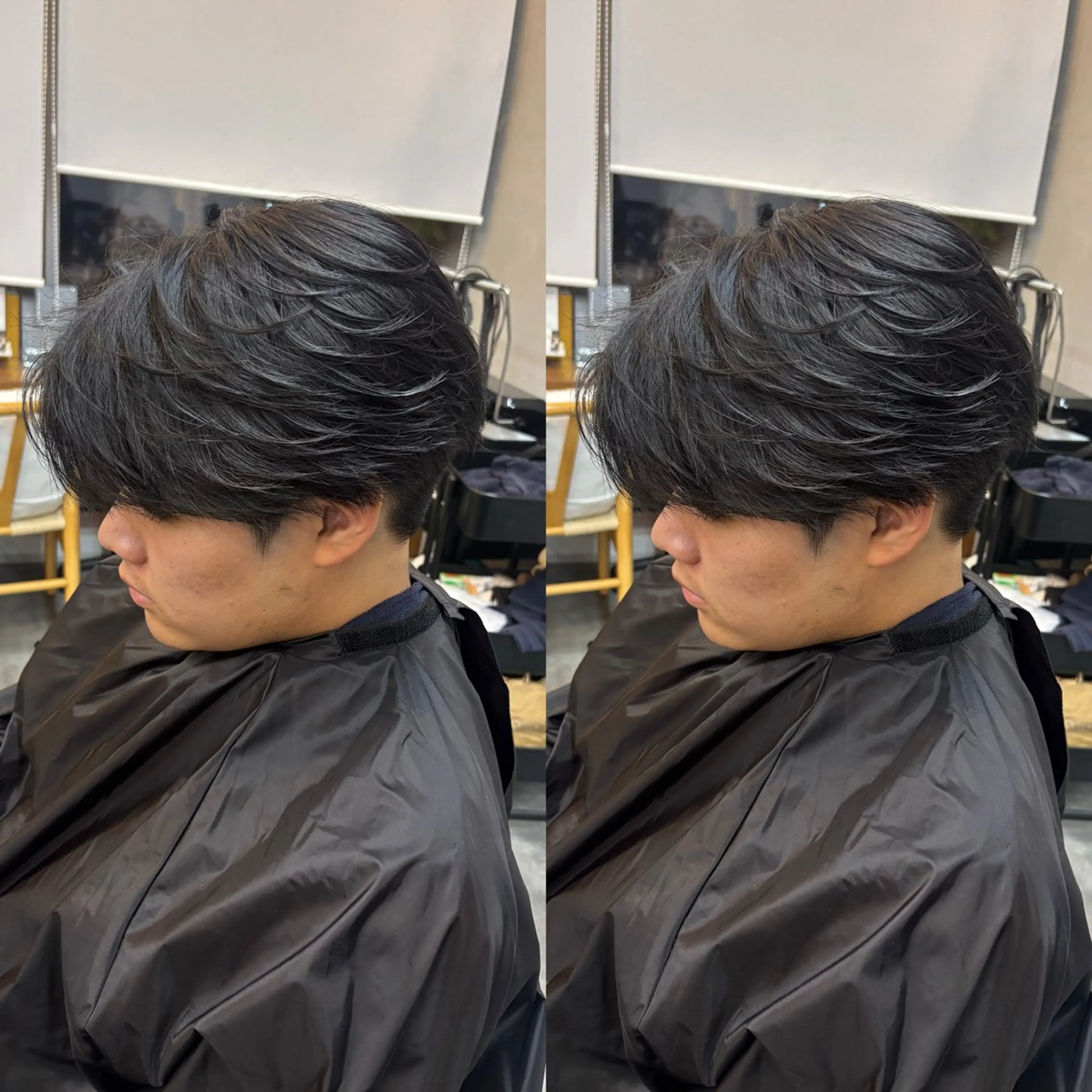 ショート メンズ カット パーマ 鹿児島 TSUBASAのヘアスタイル