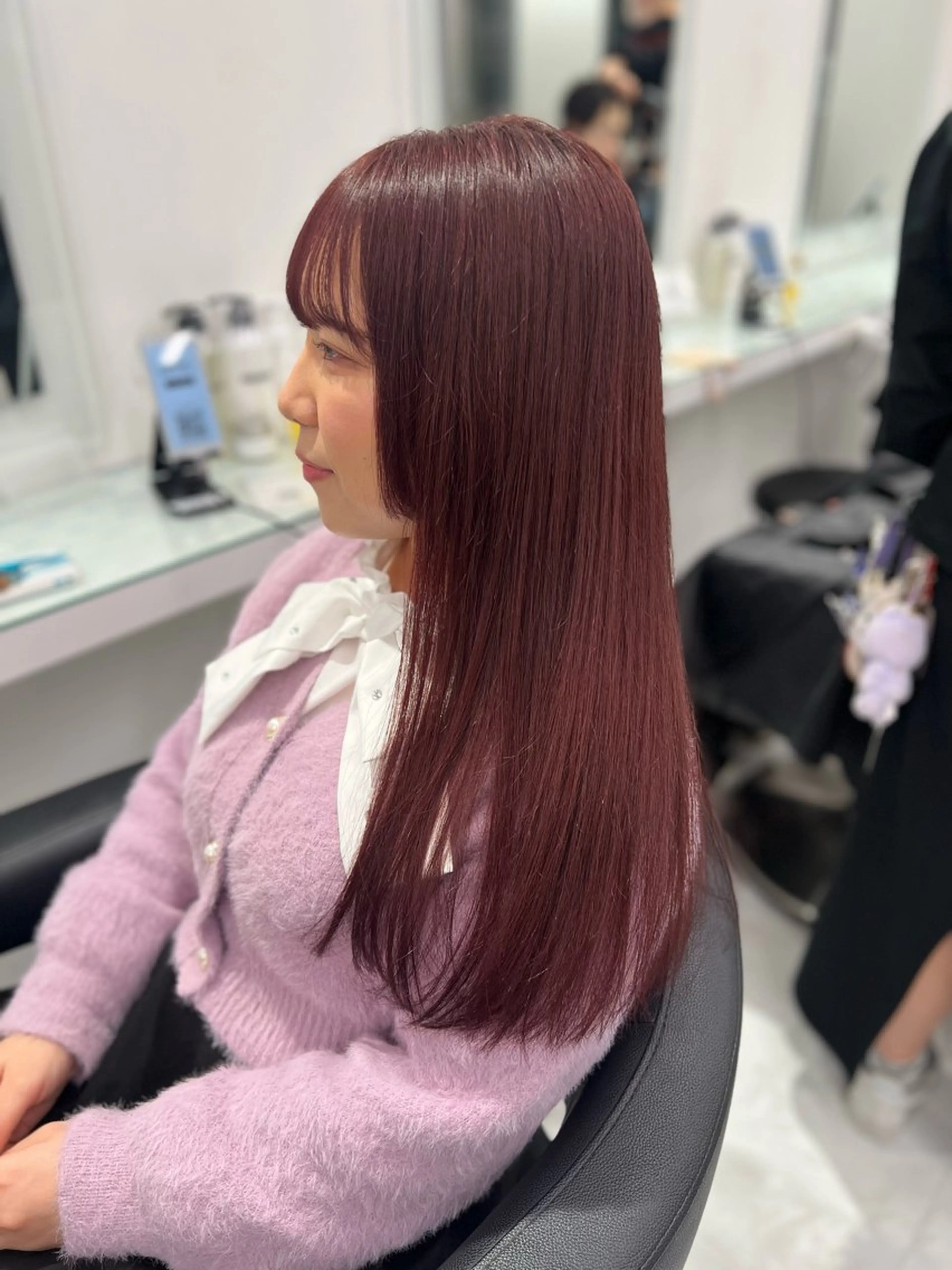 カラー ヘアカラー トリートメント ヘッドスパ ヘアセット ブリーチなし透明感 💗RYOTAのヘアスタイル