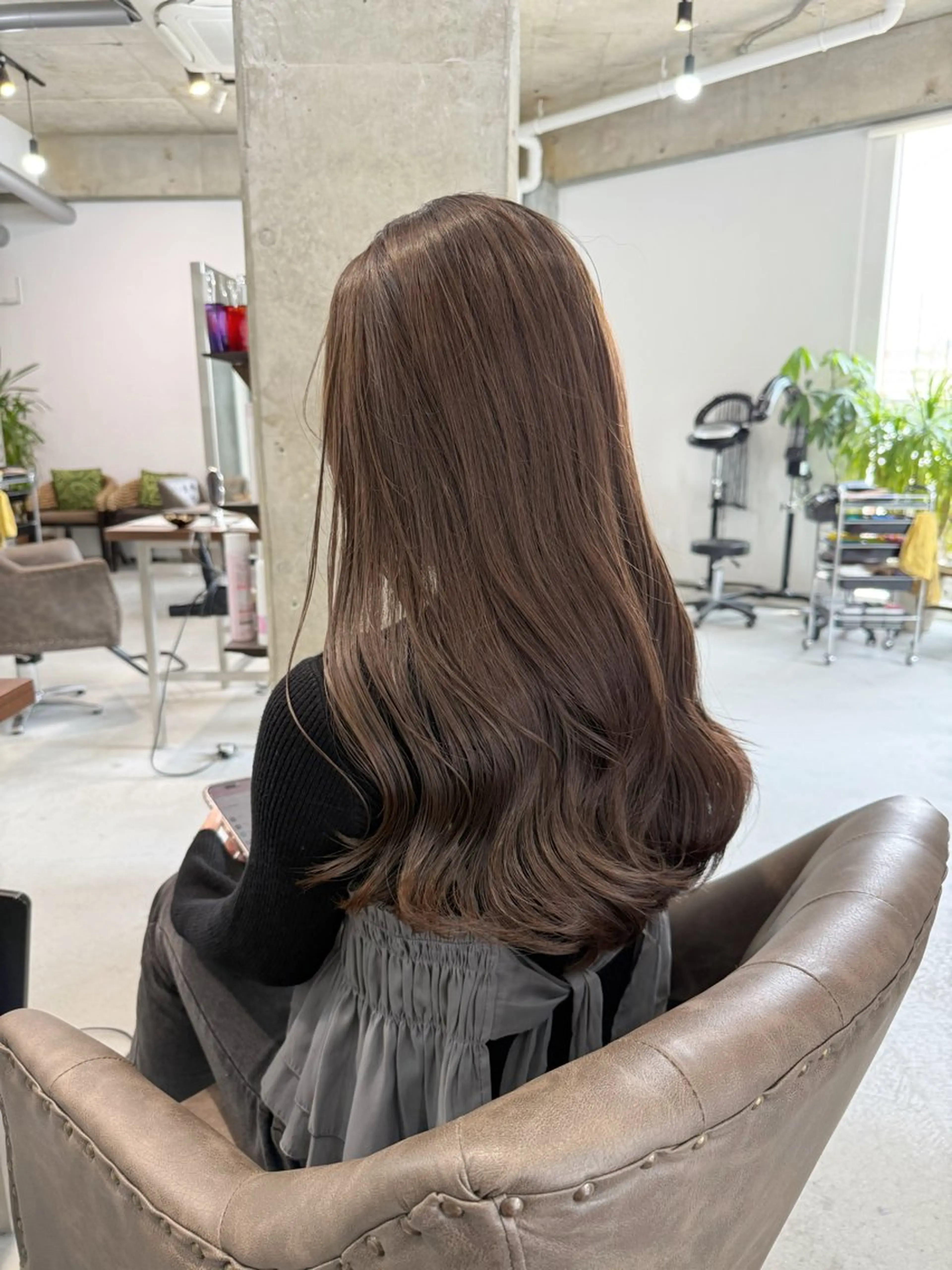 ロング カラー ブラウンカラー レイヤーカット カット ヘアカラー トリートメント カイリ /レイヤーカットのヘアスタイル