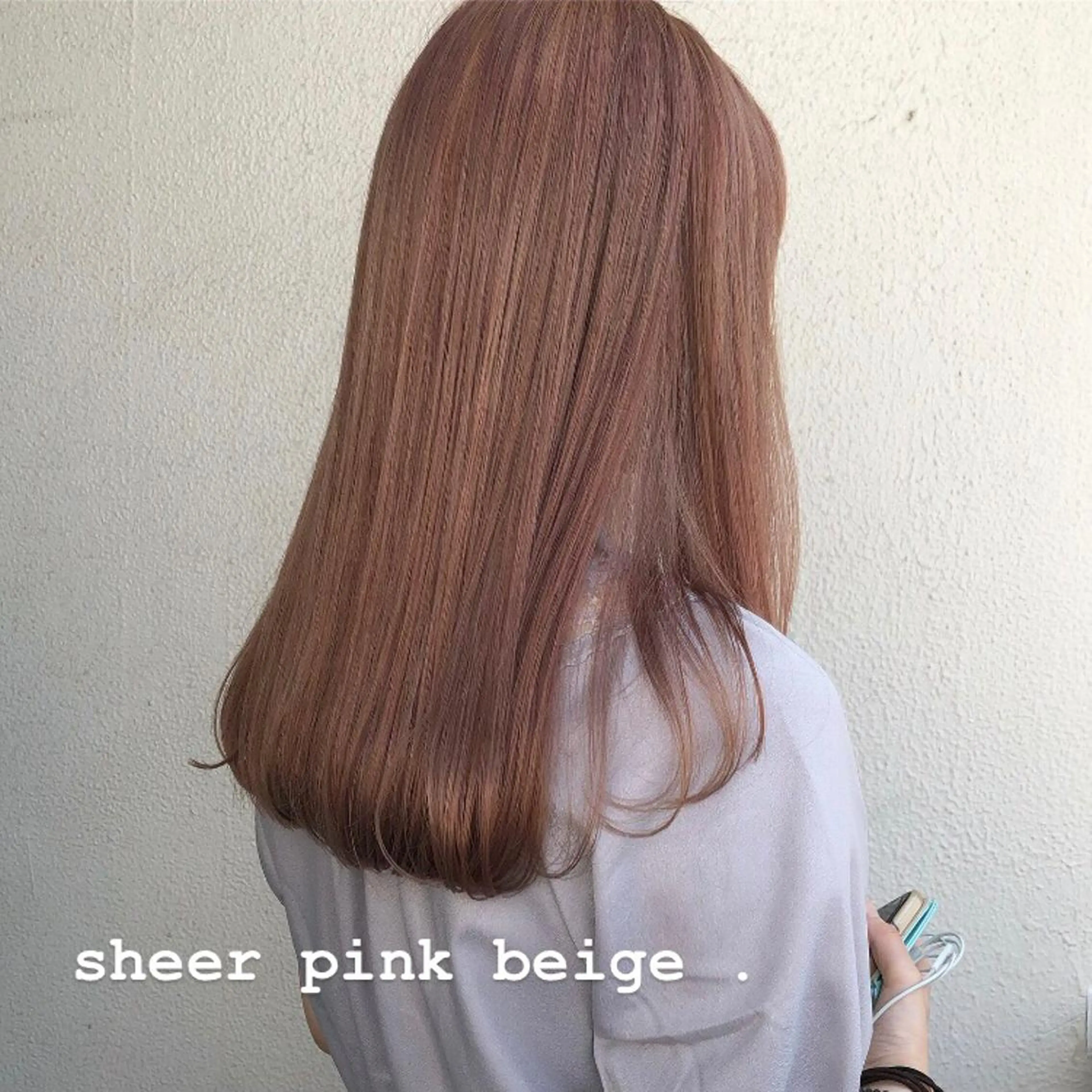 ロング カラー ヘアアレンジ ベージュカラー ピンクカラー ピンクベージュ トレンド眉🌈✨ arisaの眉毛・アイブロウイメージ