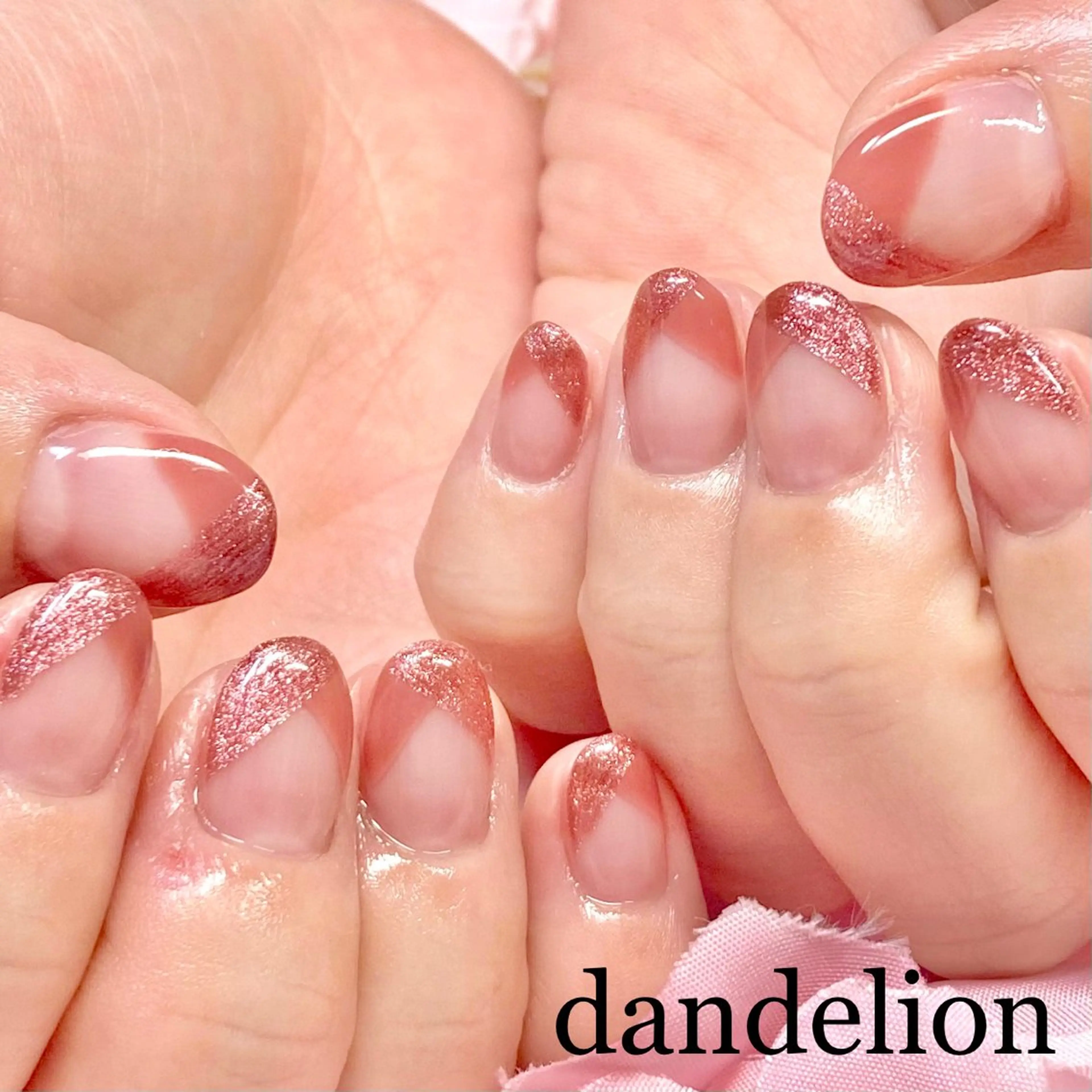 ネイル ハンドネイル ハンドケア dandelion ダンデライオンのネイルデザイン