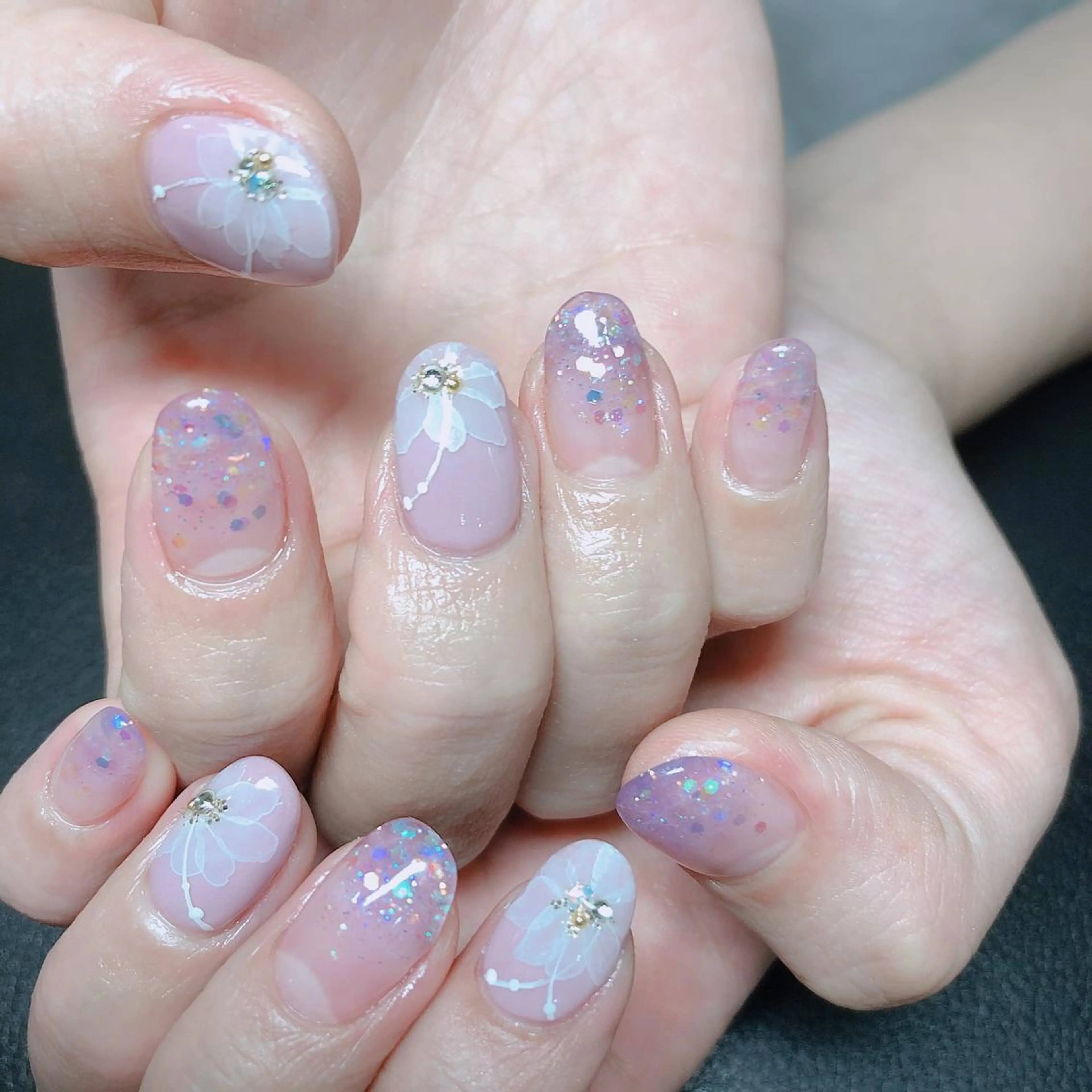 ネイル スカルプネイル ショートネイル Nail salon  Stella所属・Nail salon Stellaのネイルデザイン