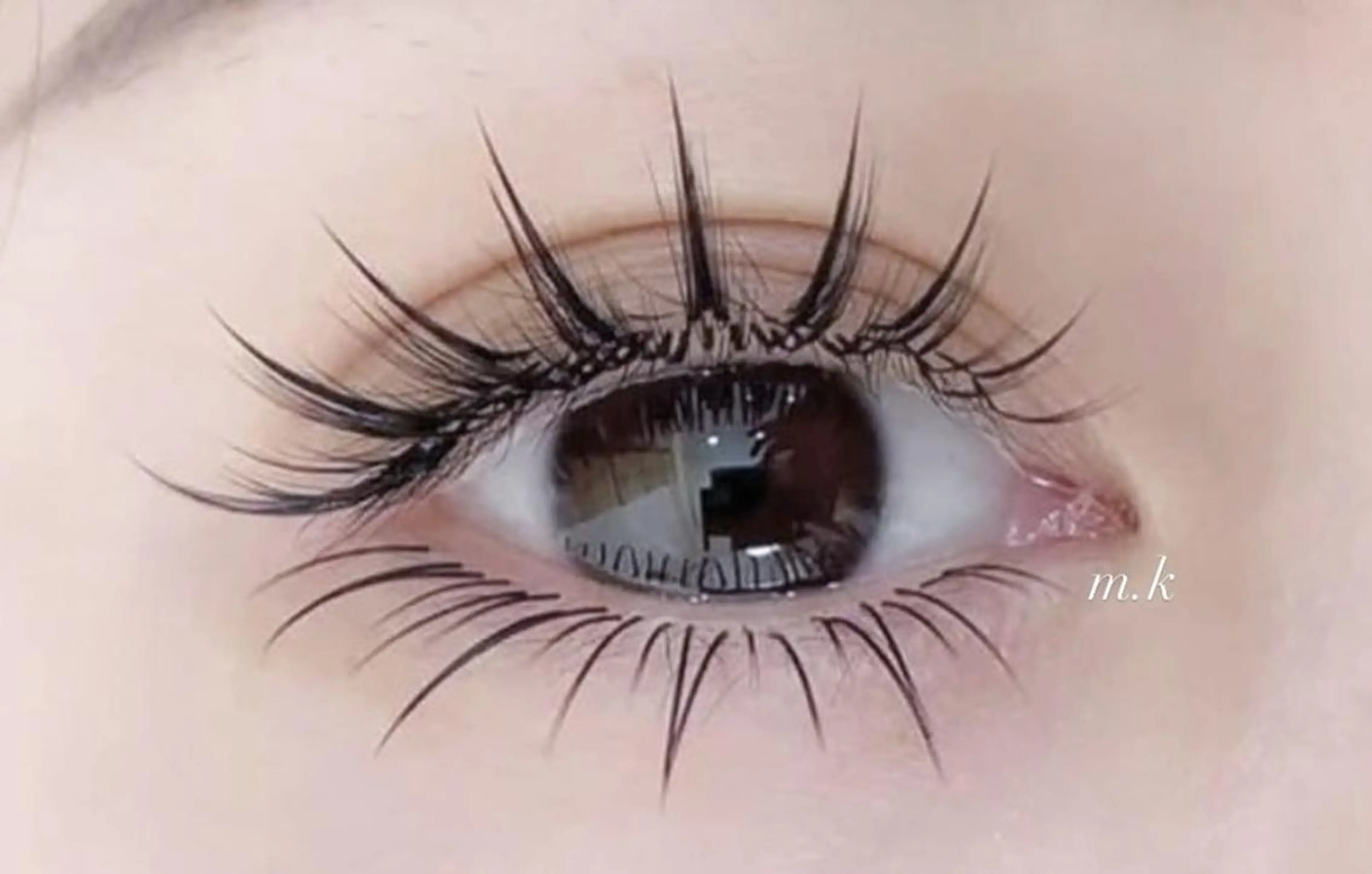 マツエク・マツパ フラットラッシュ アカネ 茜のマツエク・マツパデザイン