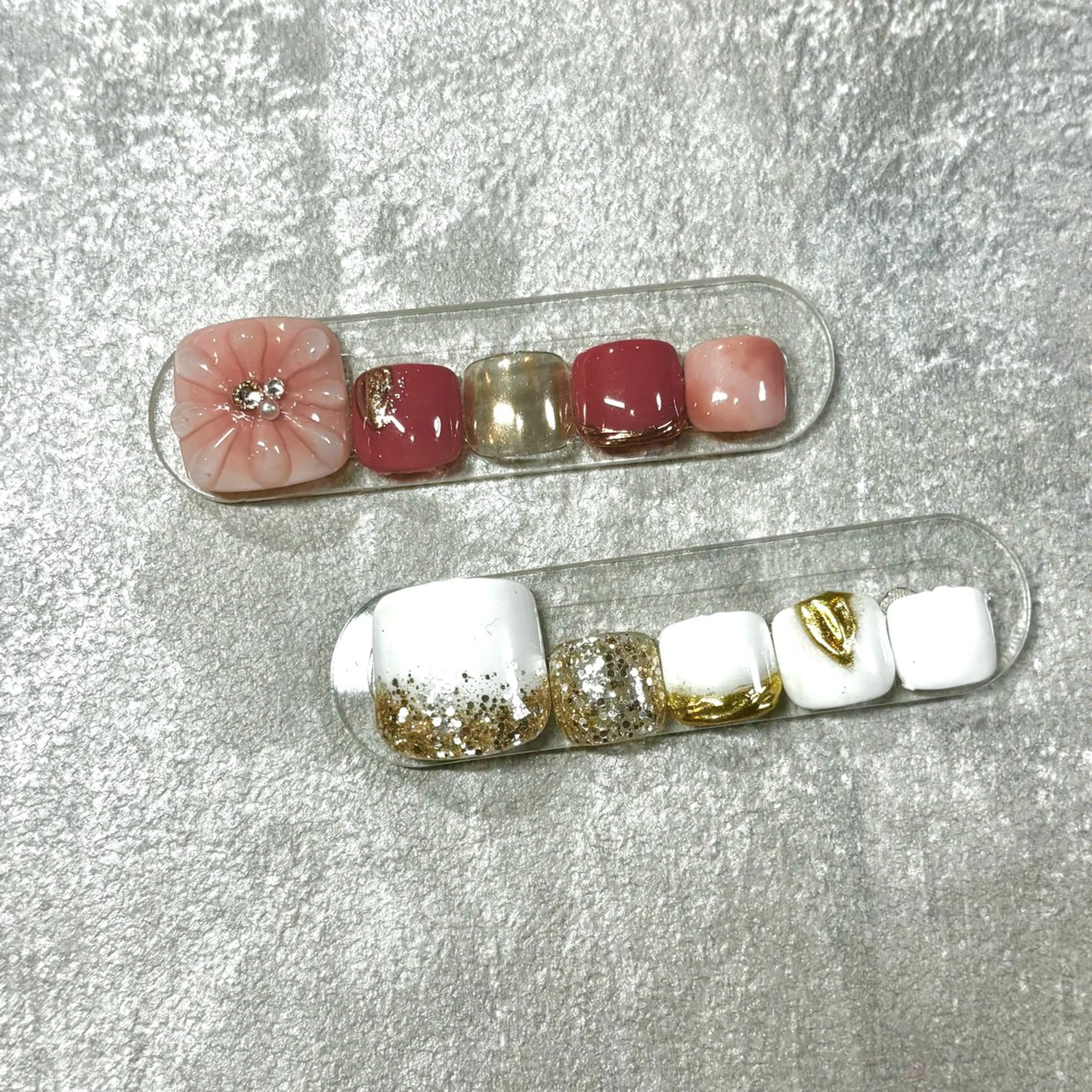 オフありフット定額デザイン（カラー変更可能です）（オフ代:自店550円、他店1,100円、他店スカルプ2,200円）の写真