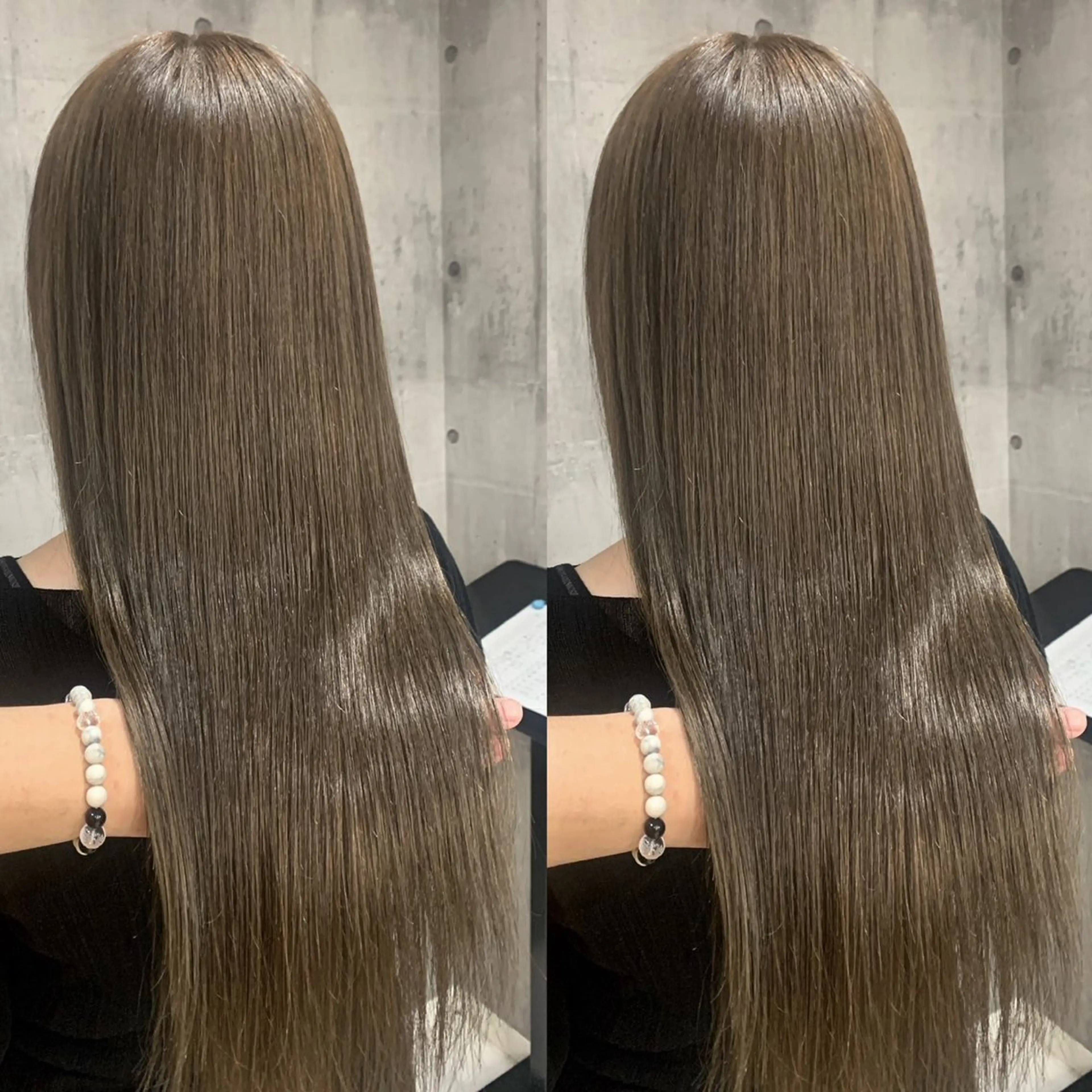 ミディアム ピンクブラウン パープルカラー エクステ 髪質改善 エクステ/髪質改善 🖤RYUSEI🖤のヘアスタイル