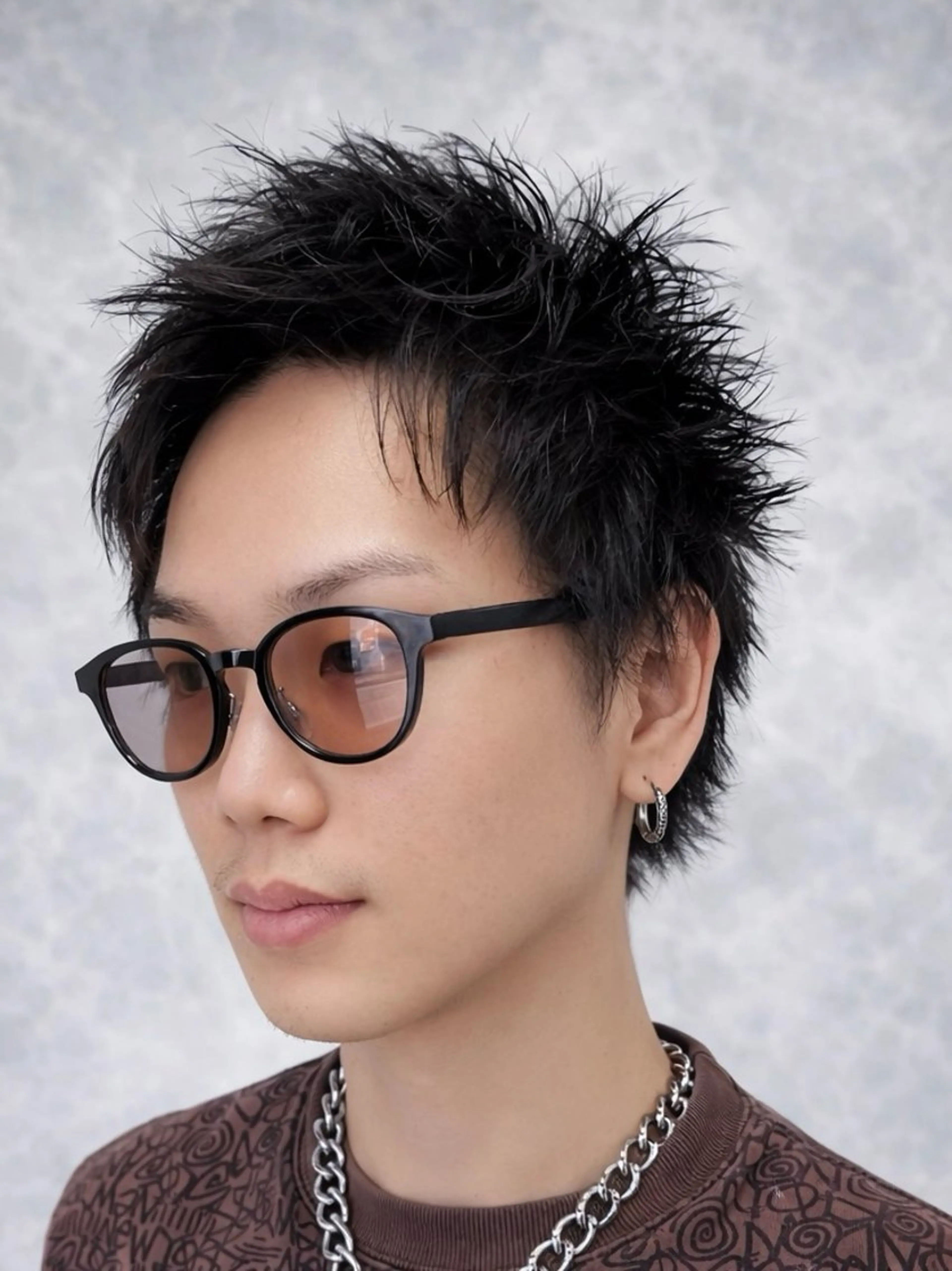 ショート メンズ カット ヘッドスパ nameless髪質 改善ブリーチ心斎橋のヘアスタイル