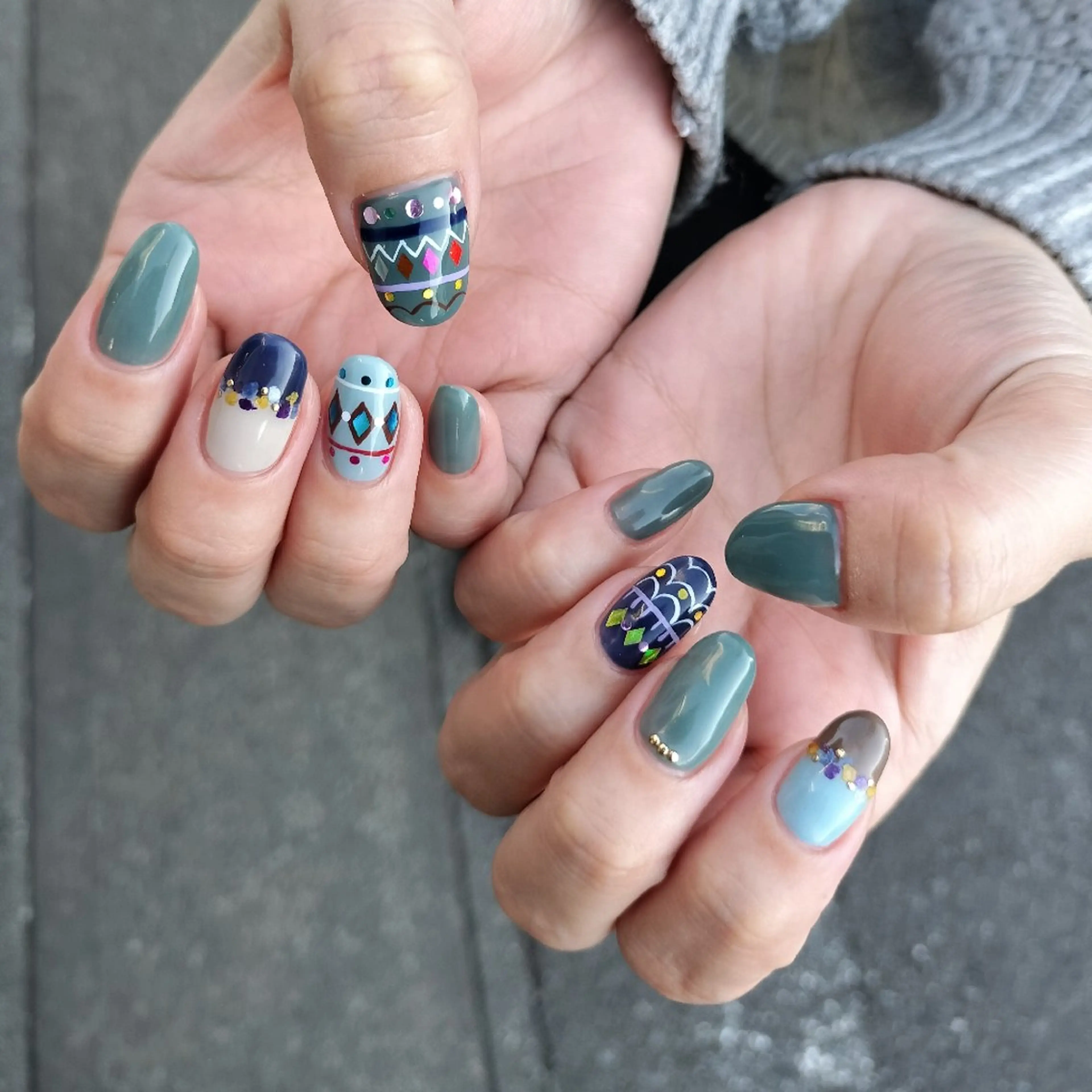 ネイル rokunana 佐野のネイルデザイン