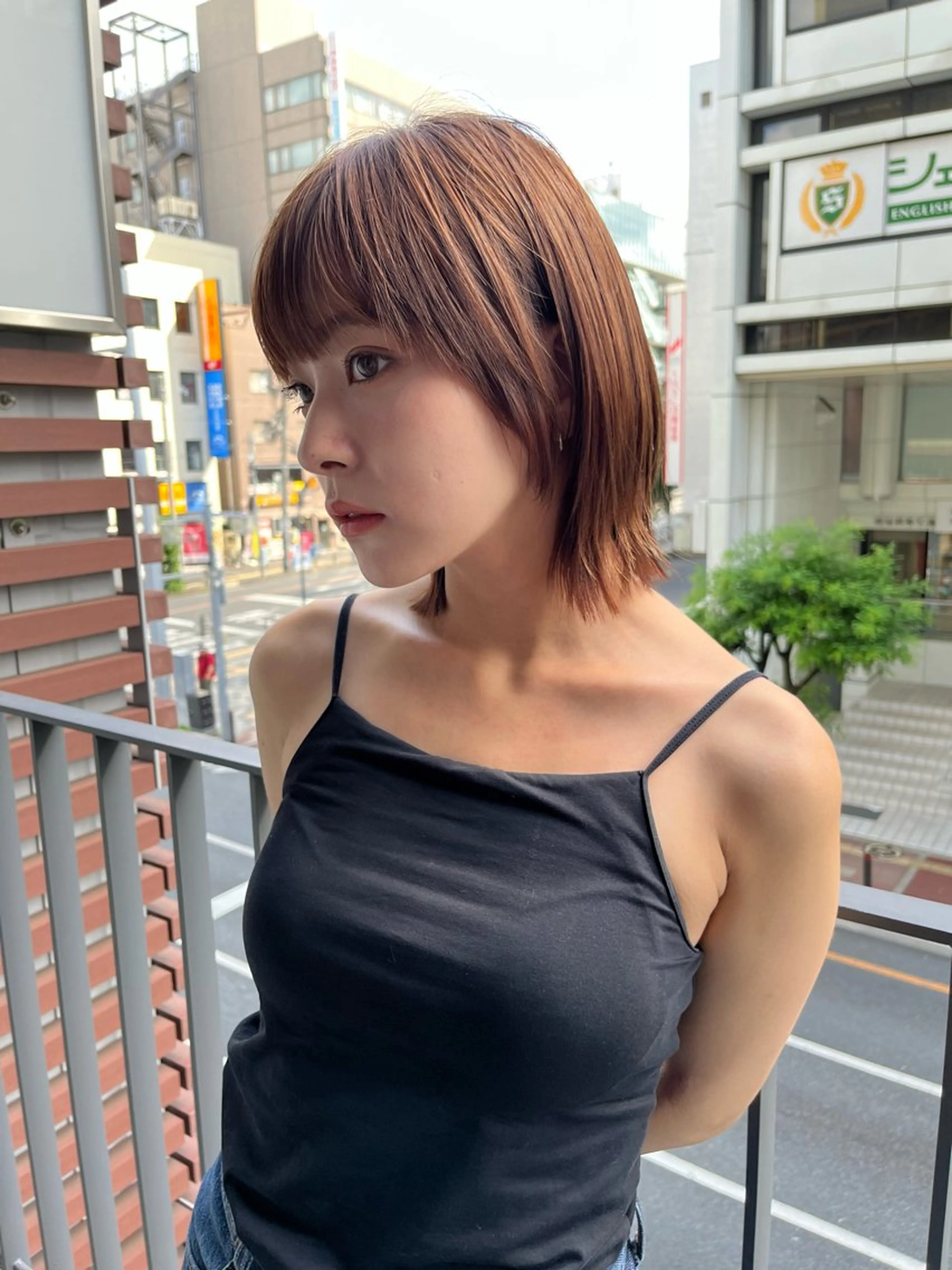 ショート カラー 浦和Lond 山本賢人のヘアスタイル