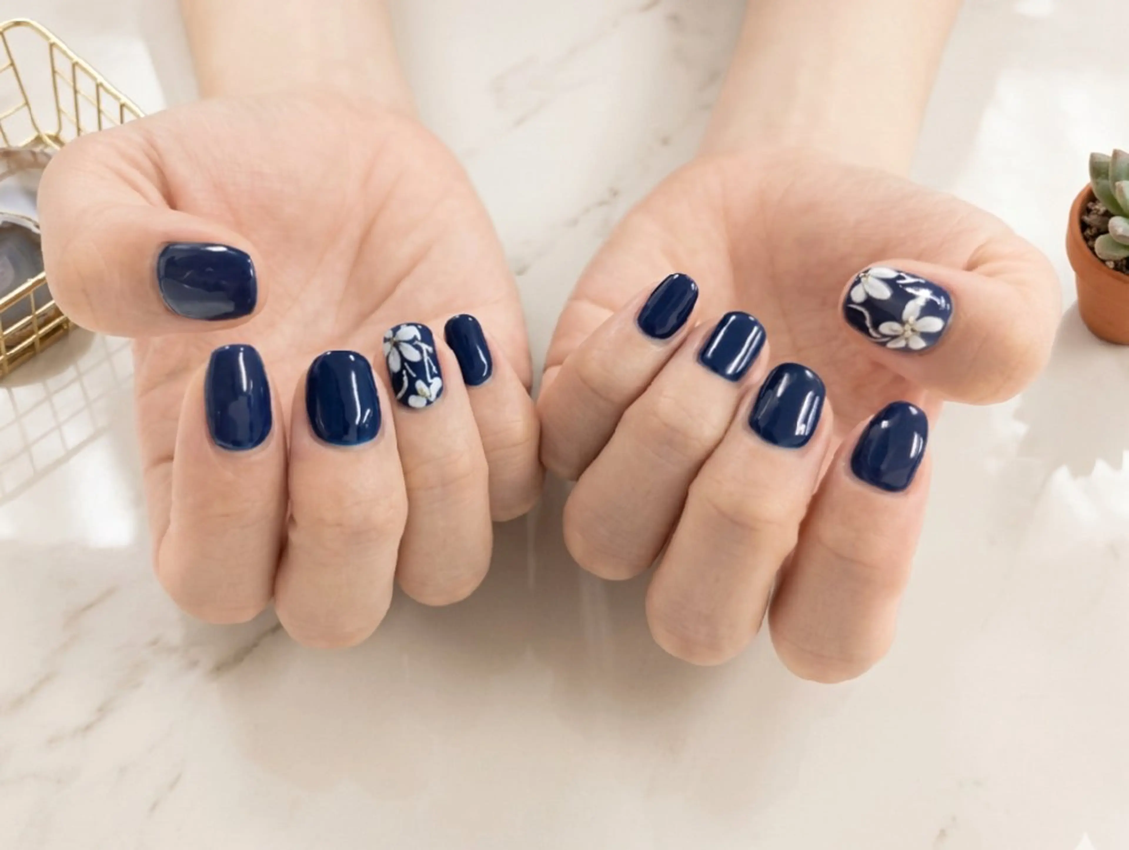 ネイル アートネイル ワンカラーネイル セプトアカデミー ayaのネイルデザイン