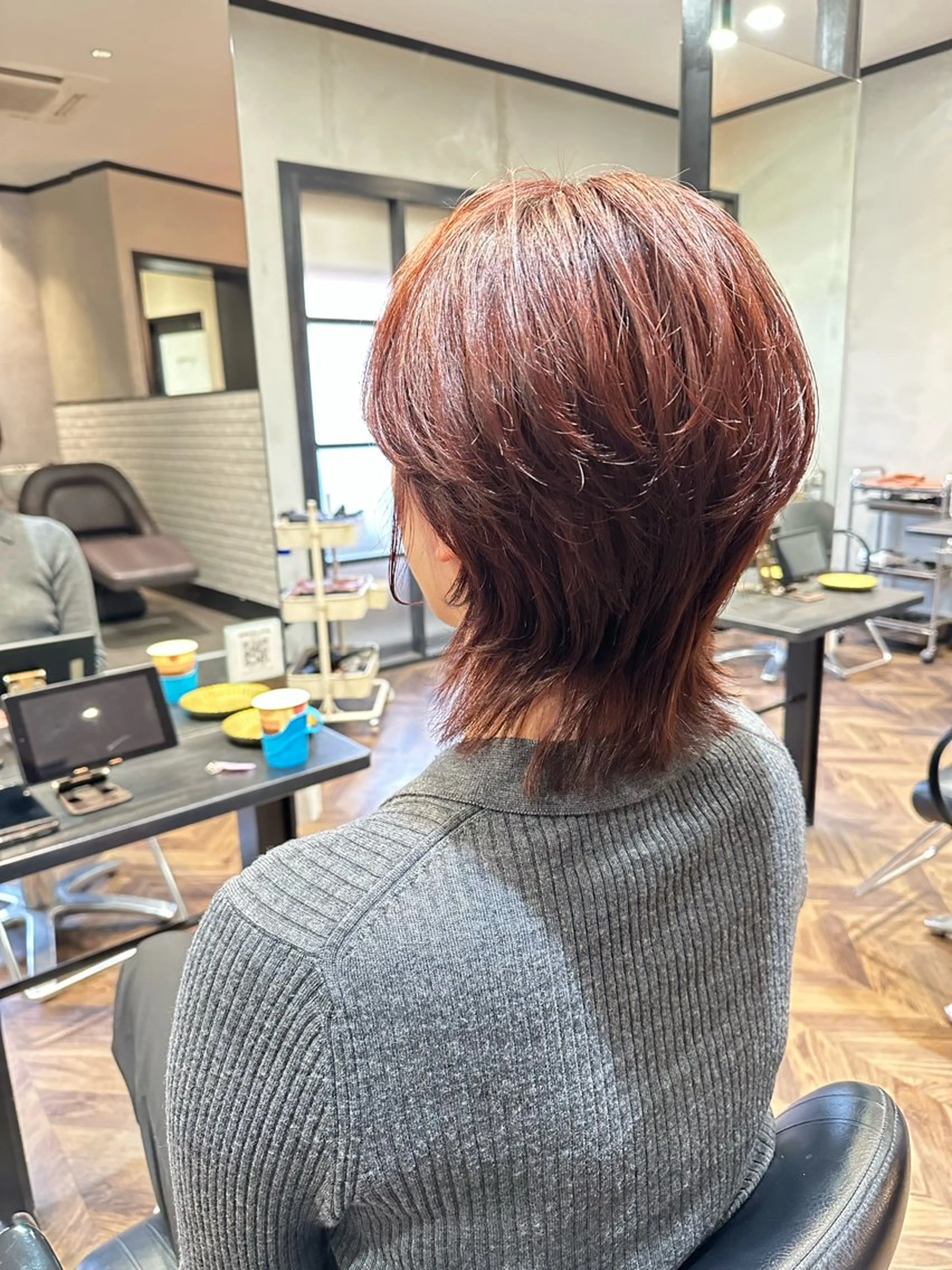 ショート ウルフカット レイヤー/ウルフ/ /奈良/  RIHOのヘアスタイル