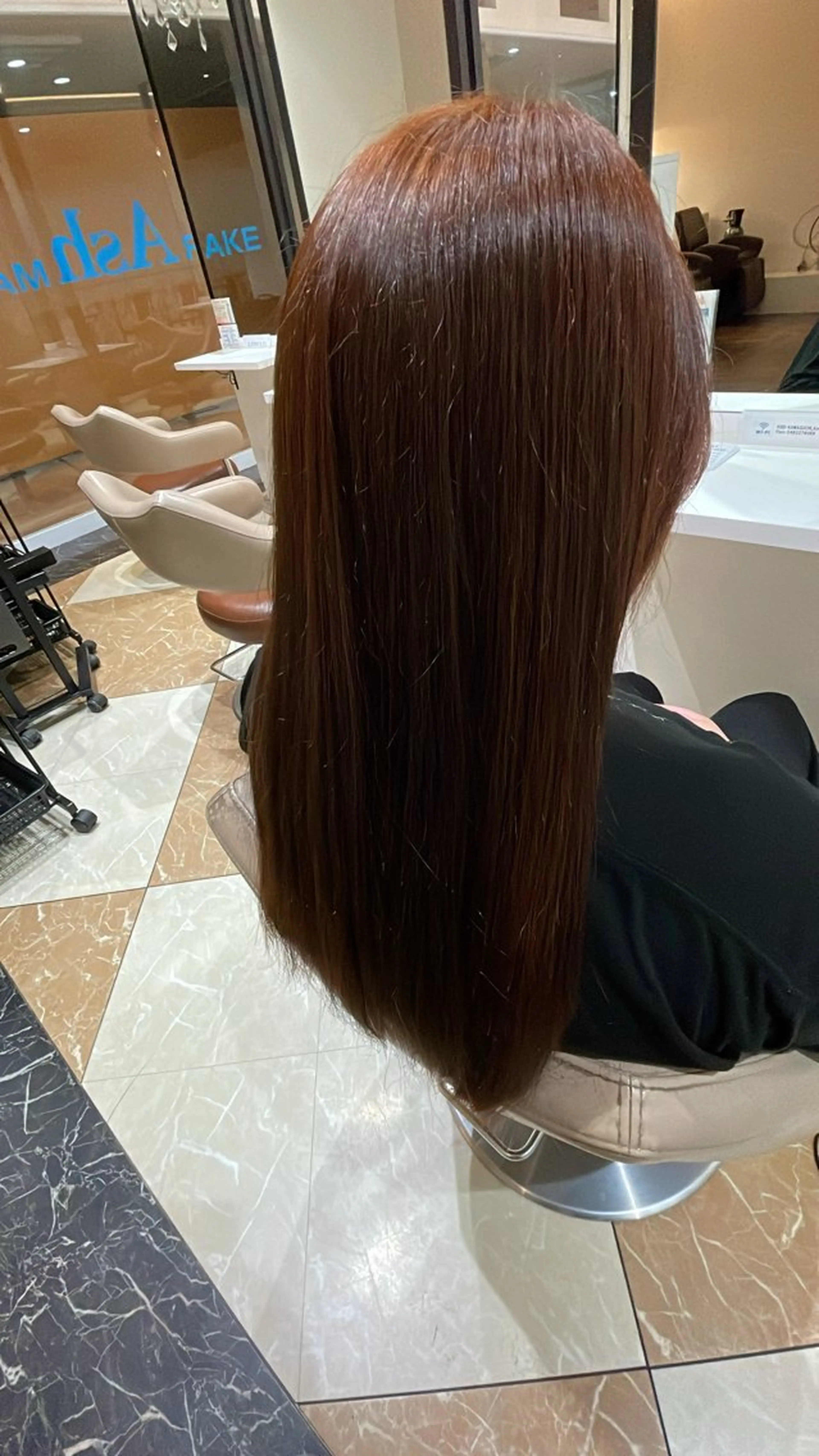 ロング 髪質改善カラー なーこ💖🌈のヘアスタイル