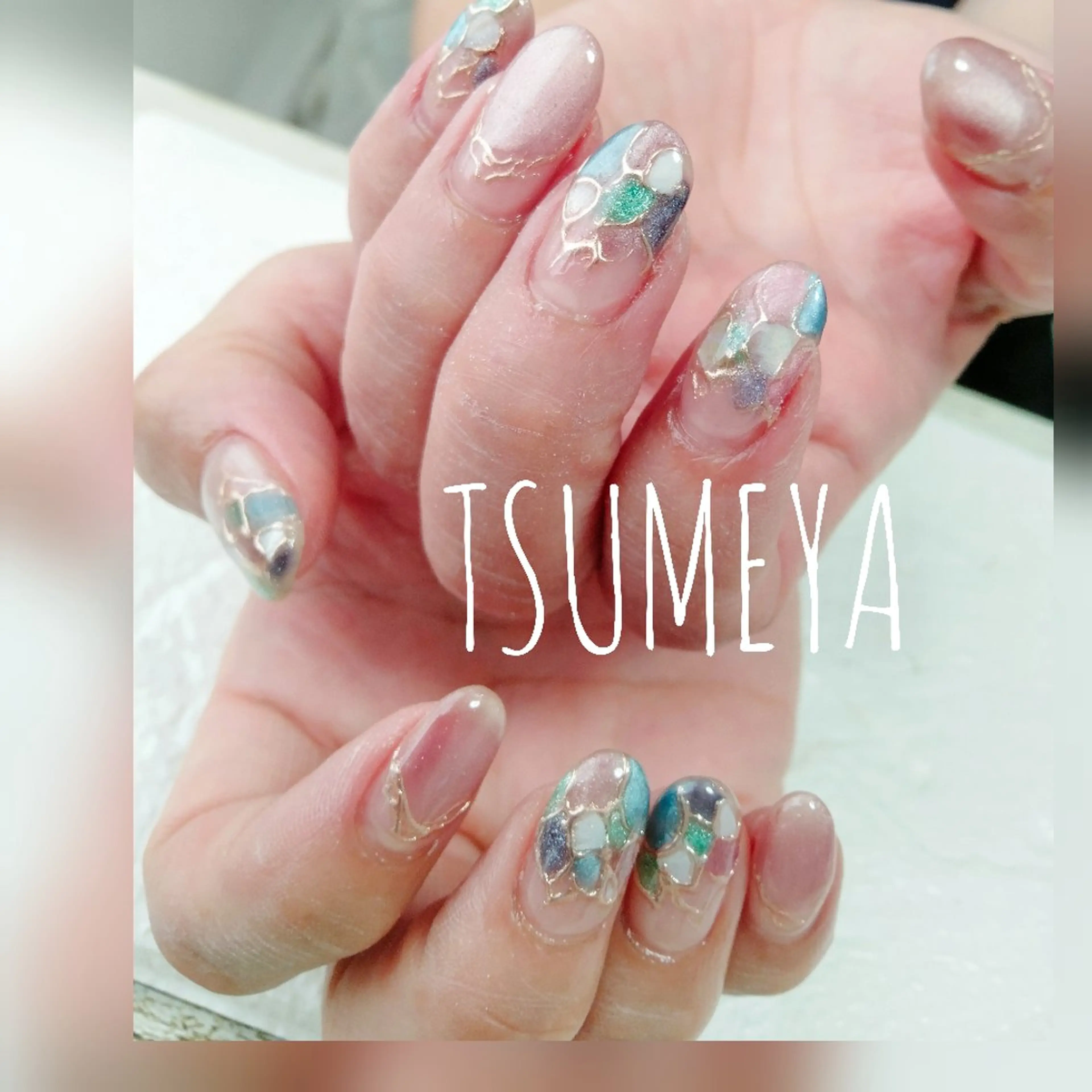 ネイル フレンチネイル マグネットネイル ハンドネイル _TSUMEYA _のネイルデザイン