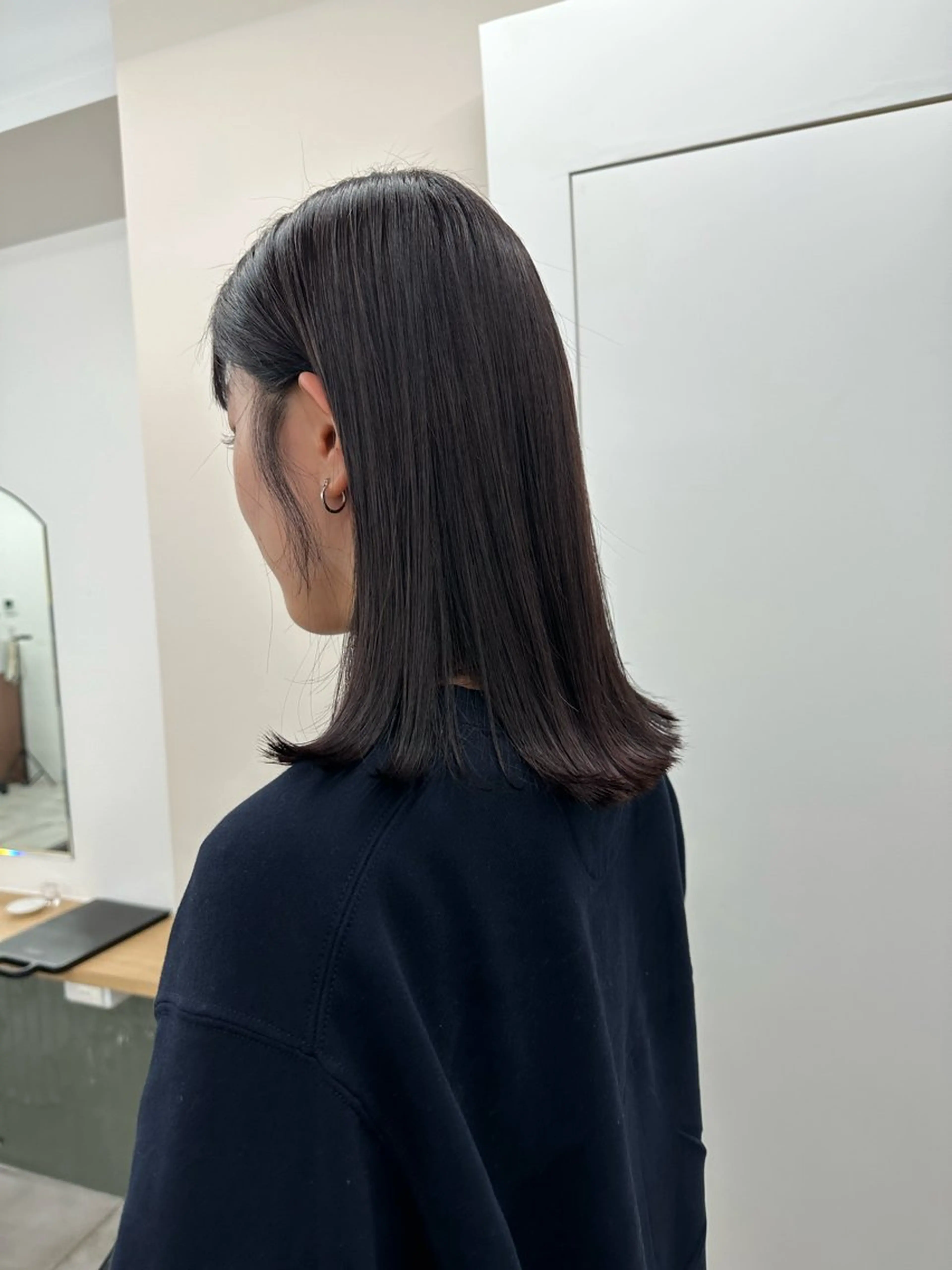 【1〜2回目限定🌷】【ヘアケアメニュー🌿】カット+ツヤカラー+5ステッププレミアムトリートメント!の写真