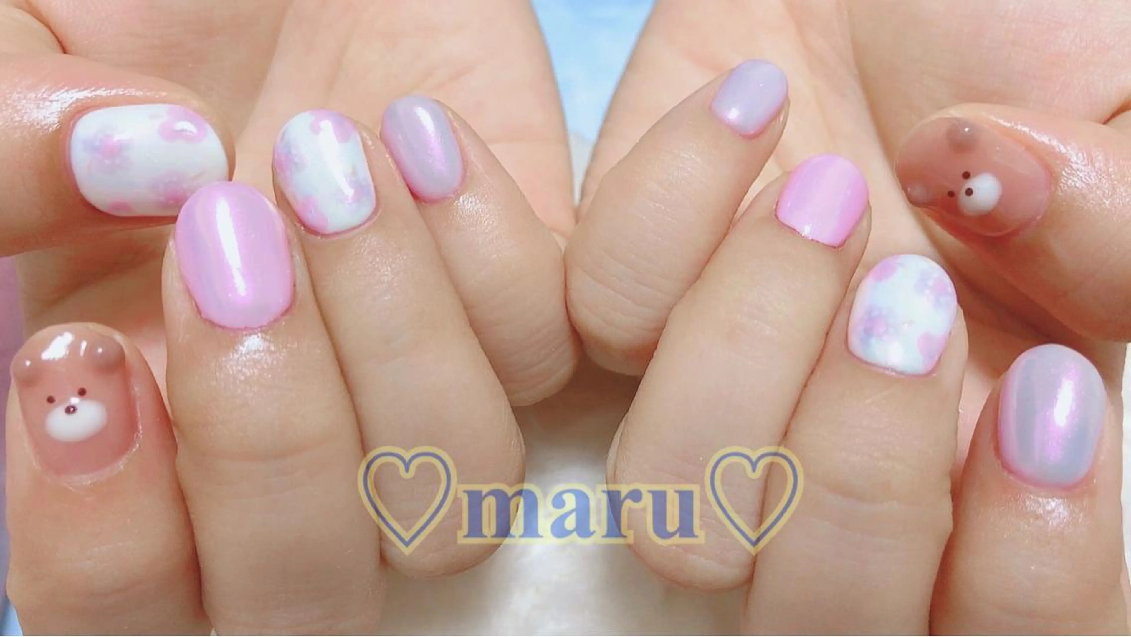 ネイル ハンドネイル フットネイル まるみ ♡のネイルデザイン