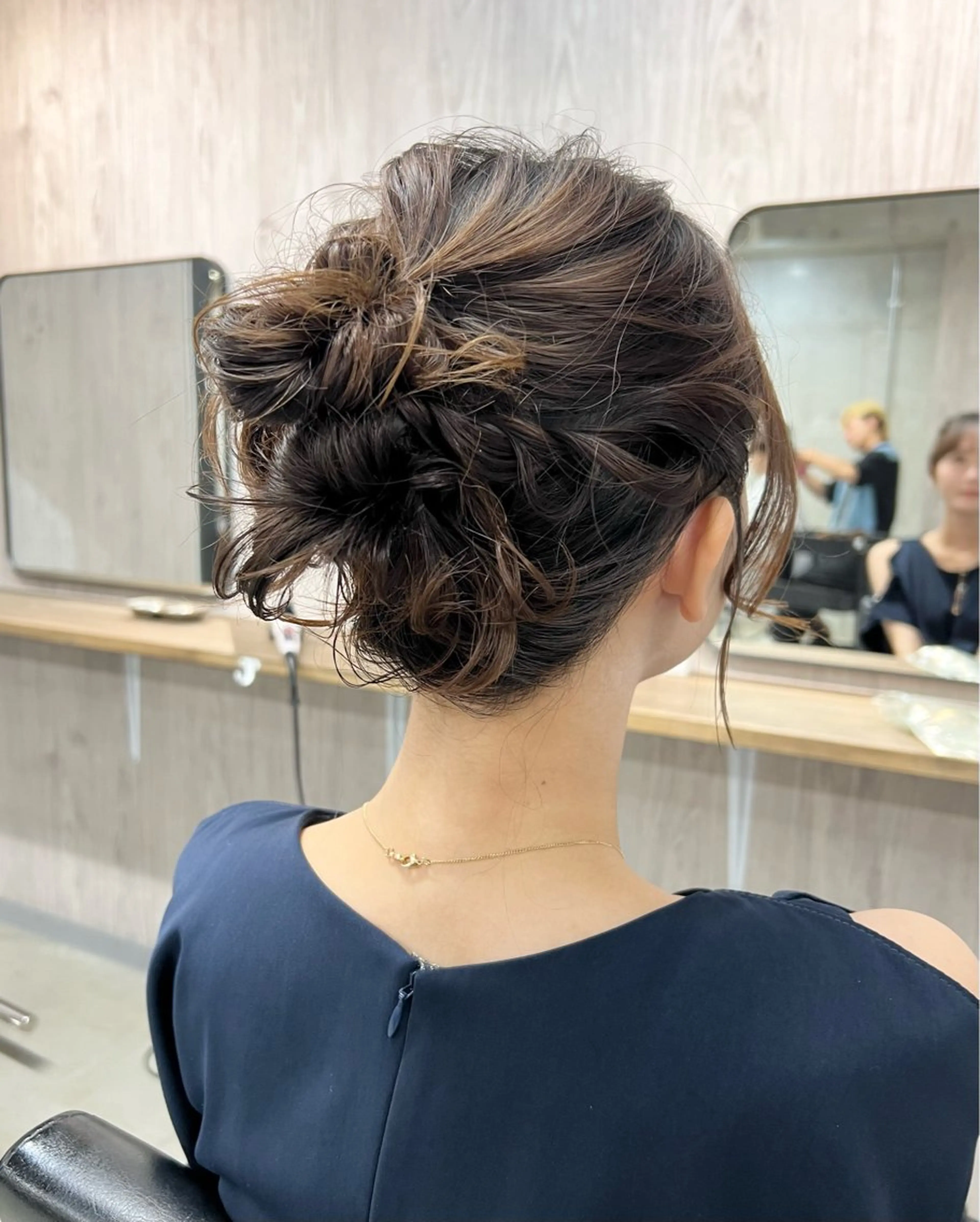 ショート ボブ ヘアセット lafit kaedeのヘアスタイル
