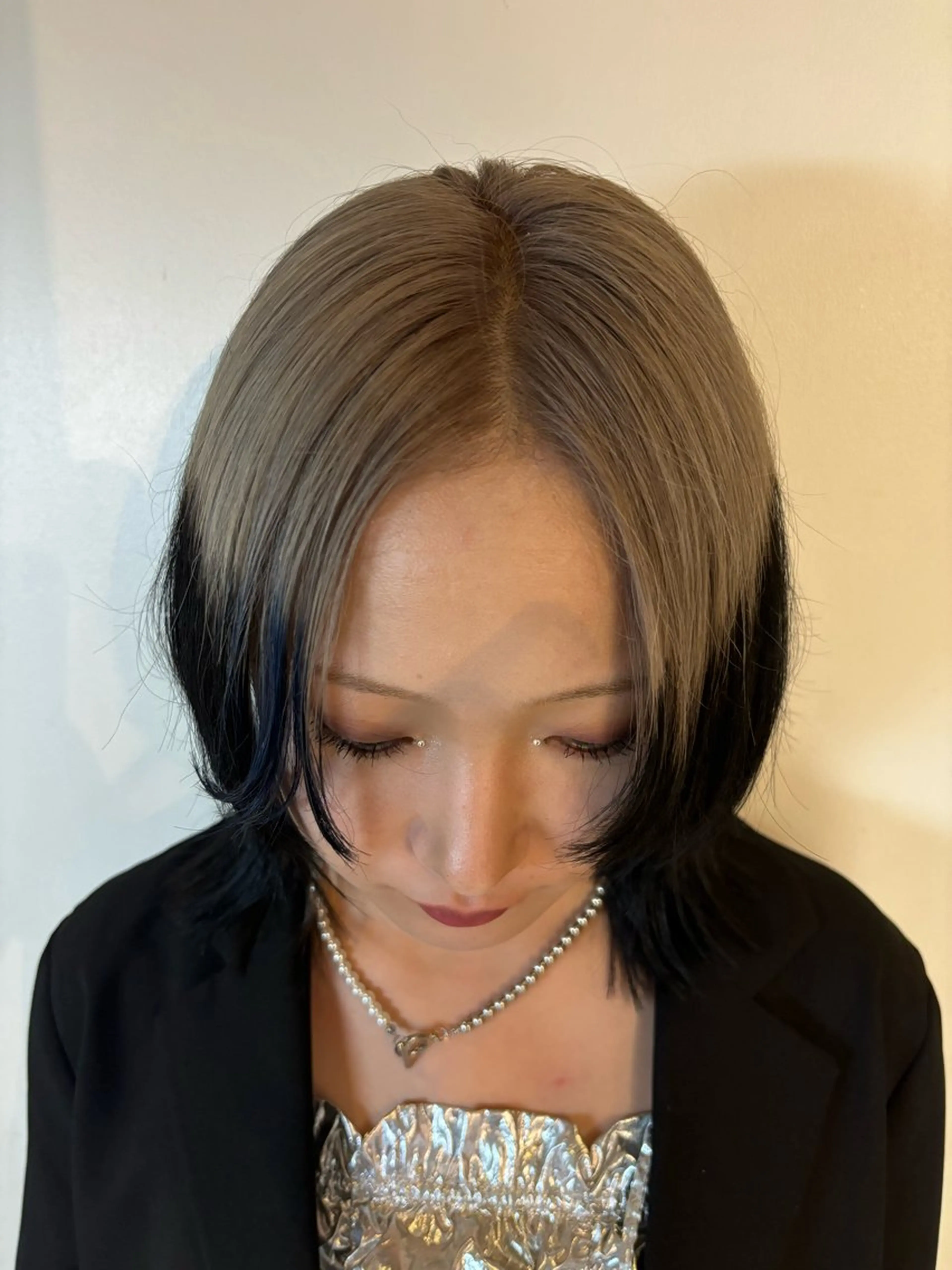 ミディアム ⭐️ダブルカラー⭐️ ｼｭﾝ⭐️のヘアスタイル