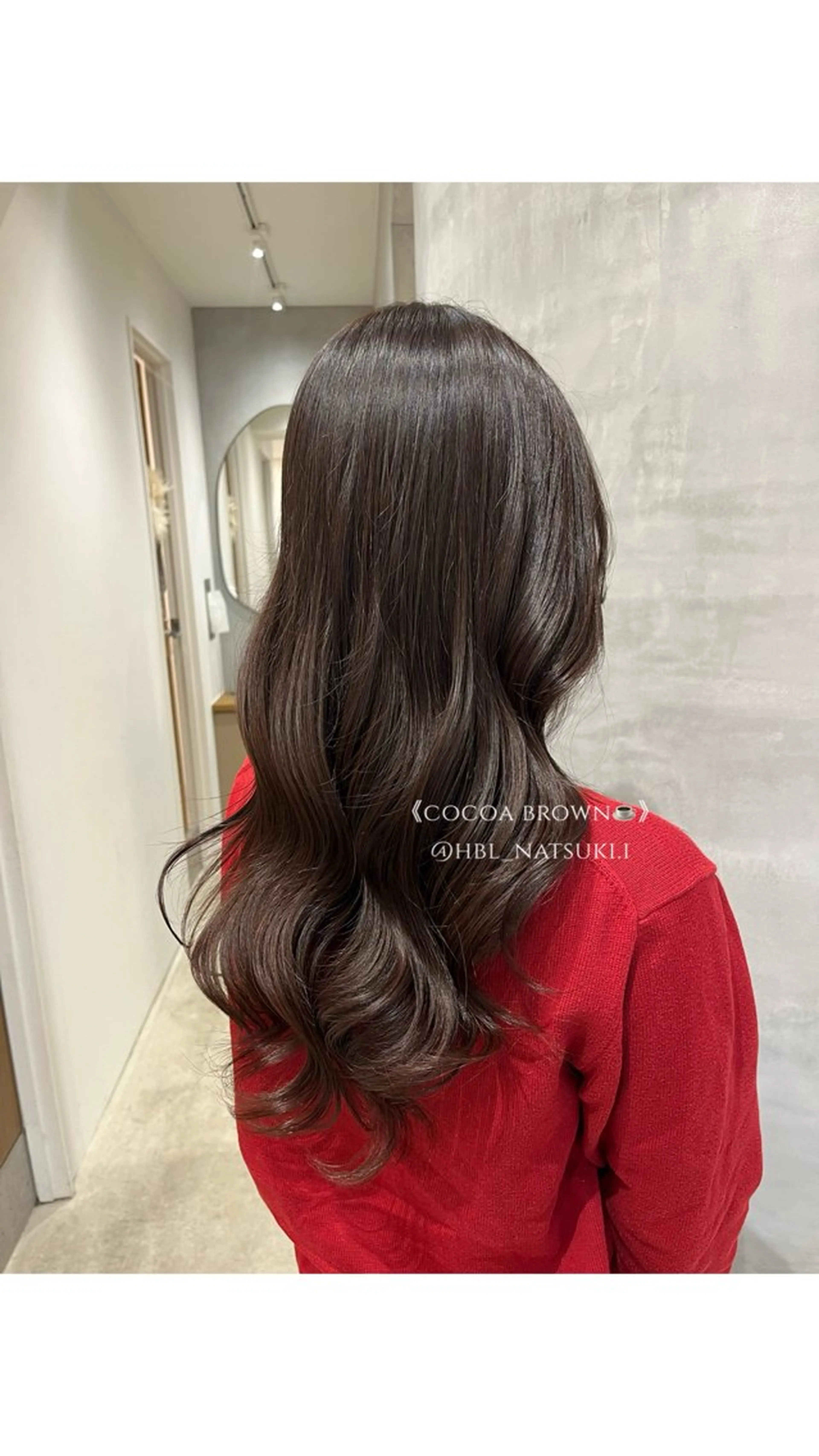 ロング ヘアカラー Natsuki 土曜はヘアのみのヘアスタイル