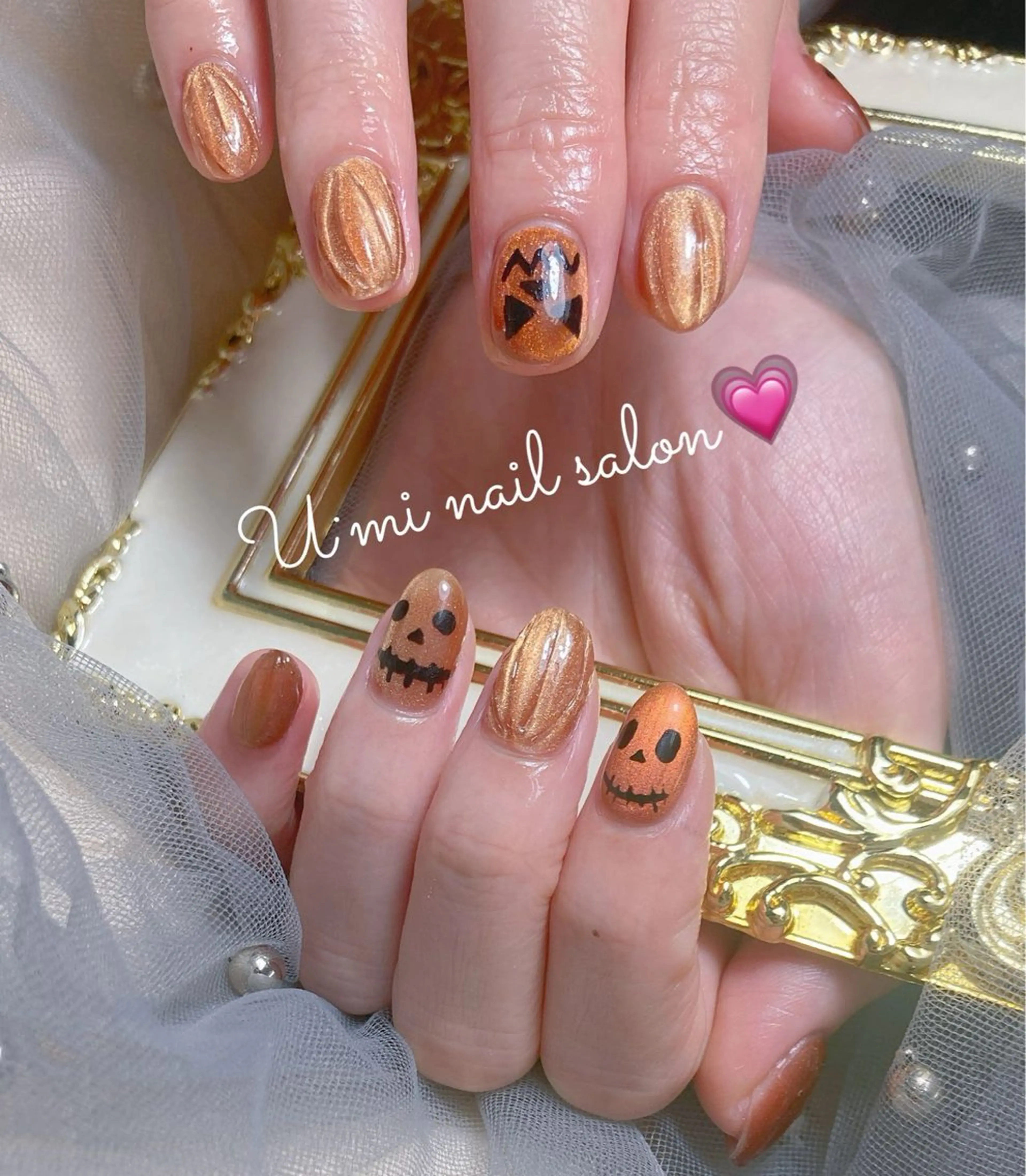 ネイル 持ち込み ハンドネイル Ｕ·Mi nail salon所属・u・mi  上野御徒町パラジェルのネイルデザイン