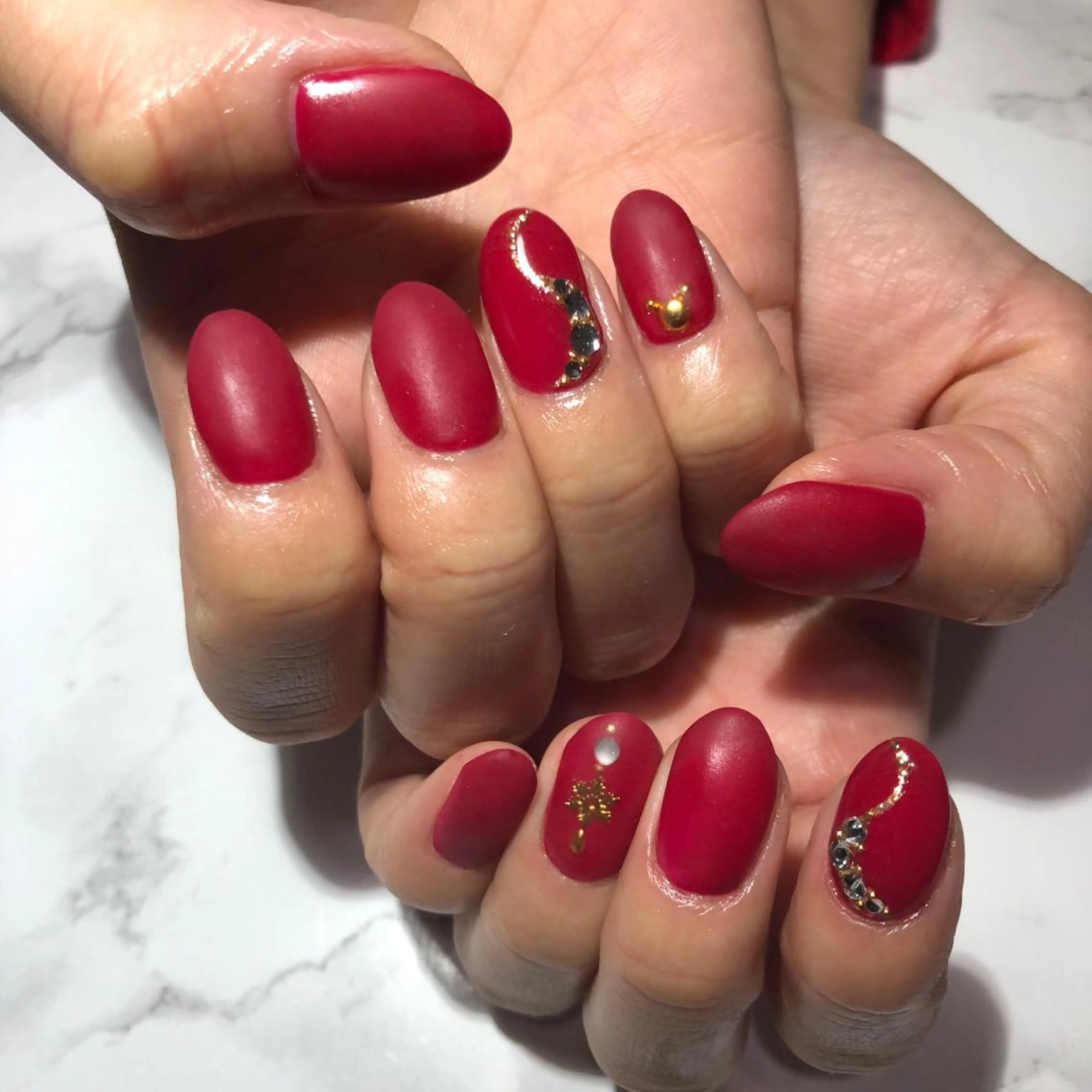 ネイル マットネイル ハンドネイル Nail salon Museのネイルデザイン