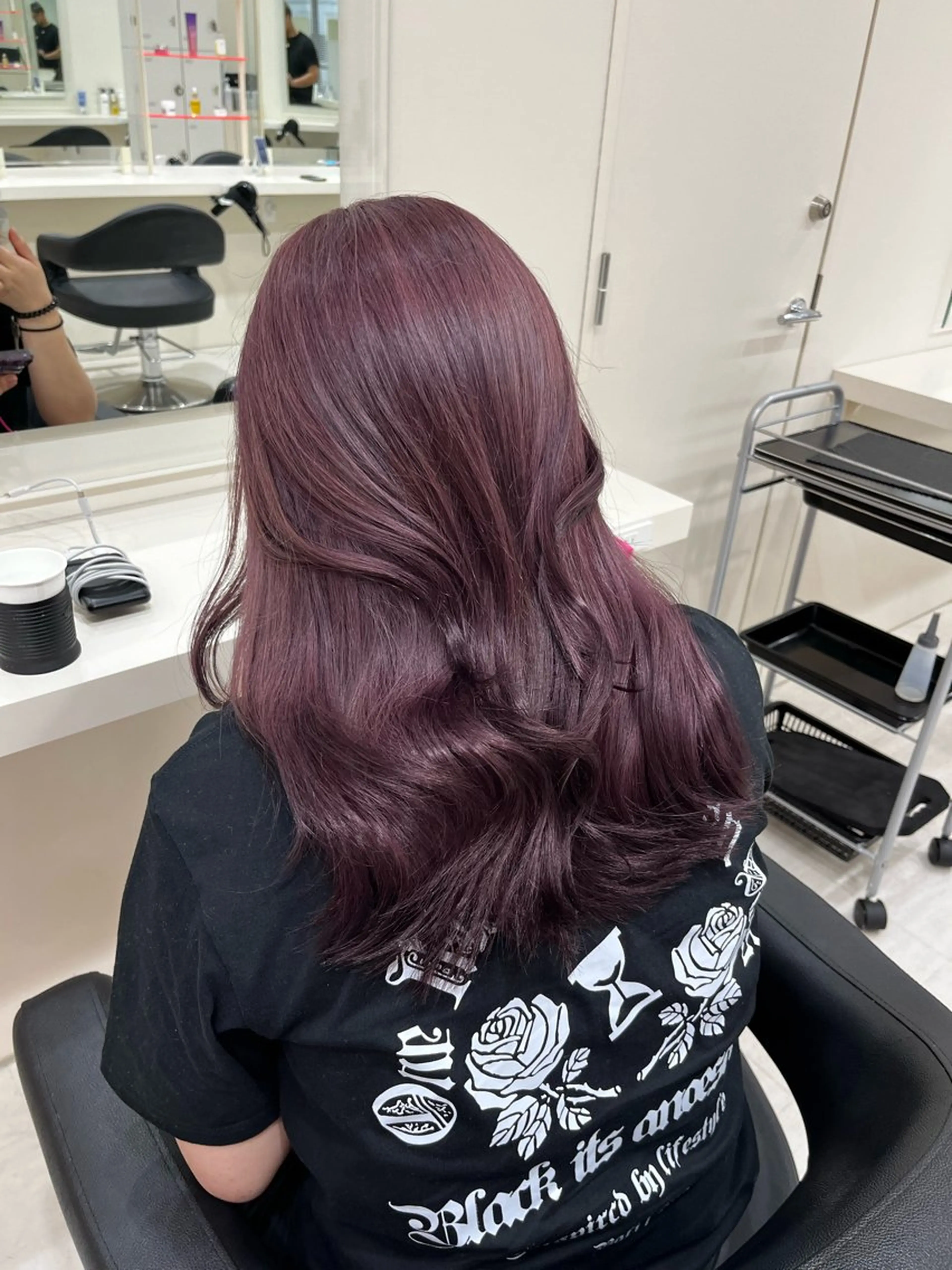 セミロング カラー ヘアカラー 💟RINNA 艶カラー💟のヘアスタイル