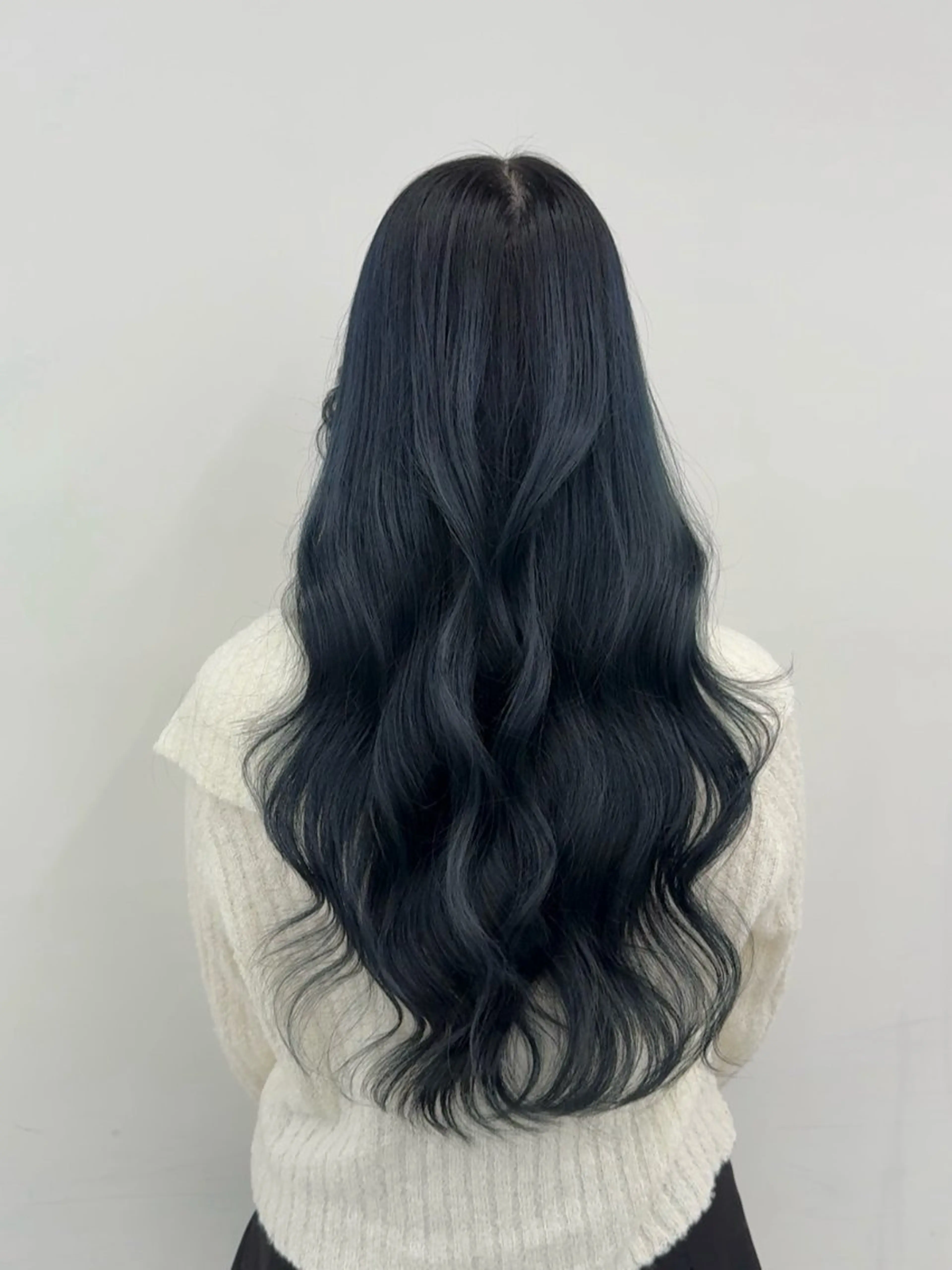 ロング カラー ヘアアレンジ ブリーチ ブルーカラー ダブルカラー ブリーチなしカラー ♦ブリーチなしカラー ×レイヤー♦中島良太のヘアスタイル