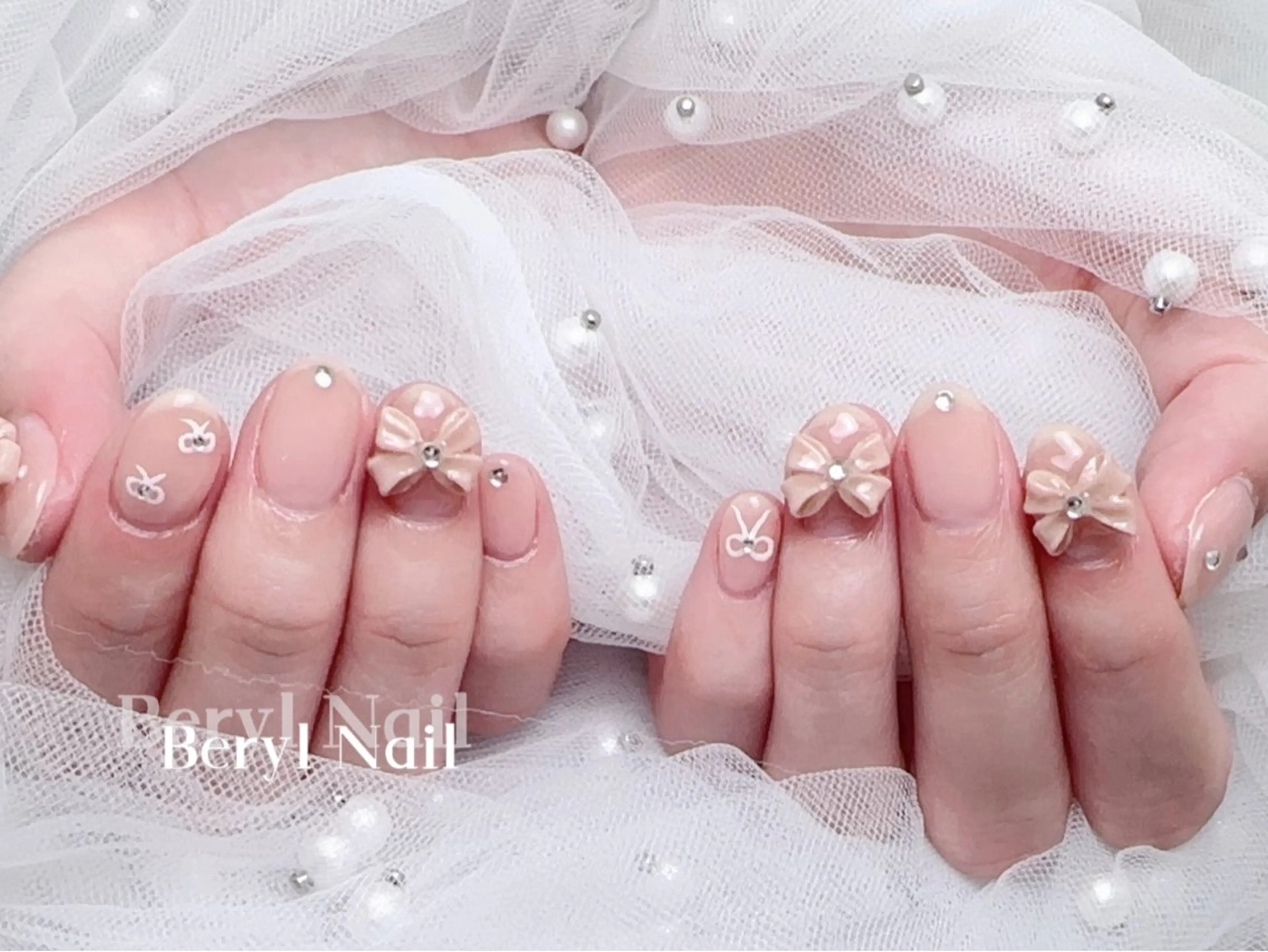 ショート ハンドネイル Beryl Nail所属・Beryl Nail 新大久保のネイルデザイン