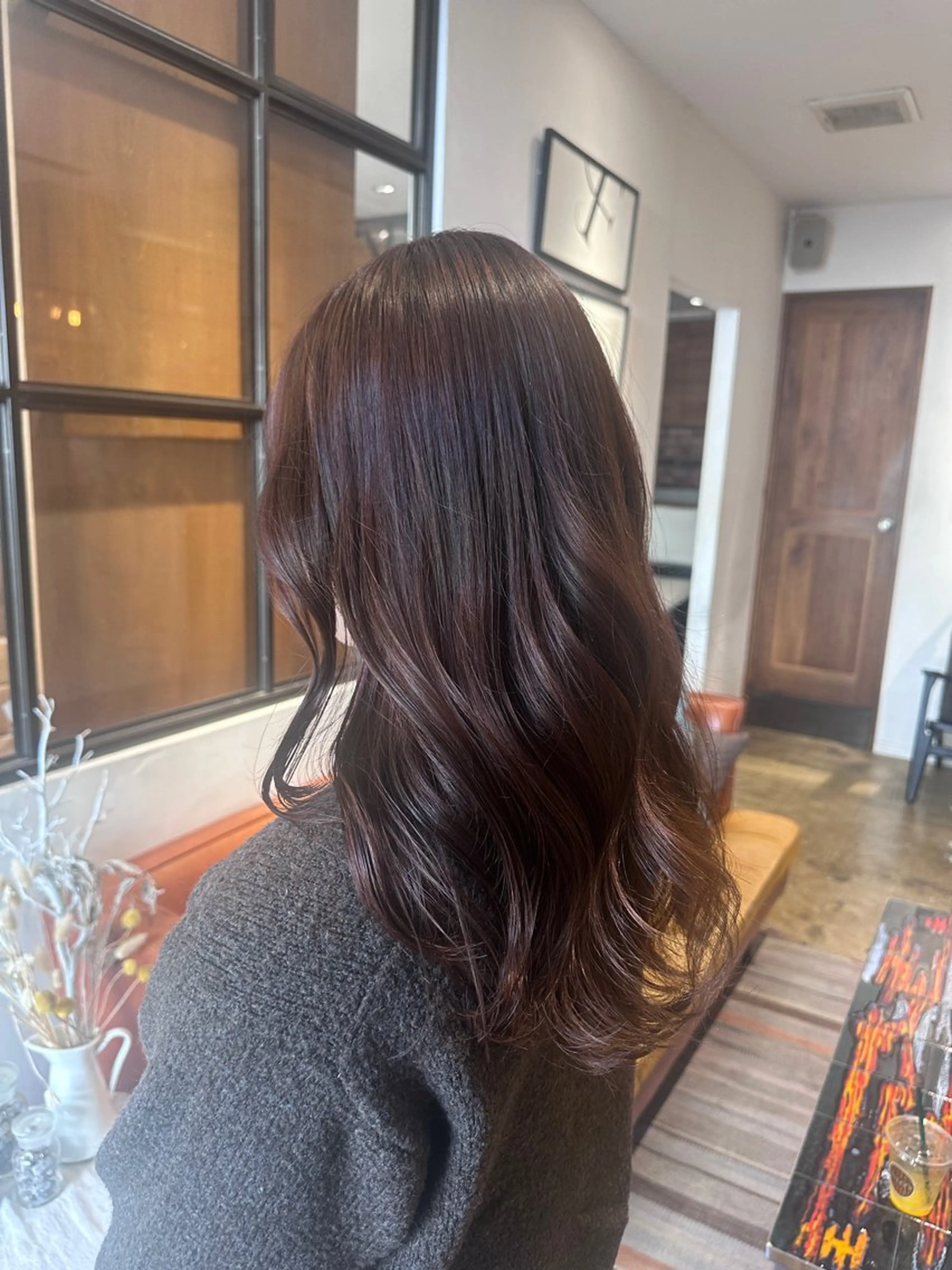 カラー ヘアカラー トリートメント YUI/レイヤー/ ハッシュカットのヘアスタイル