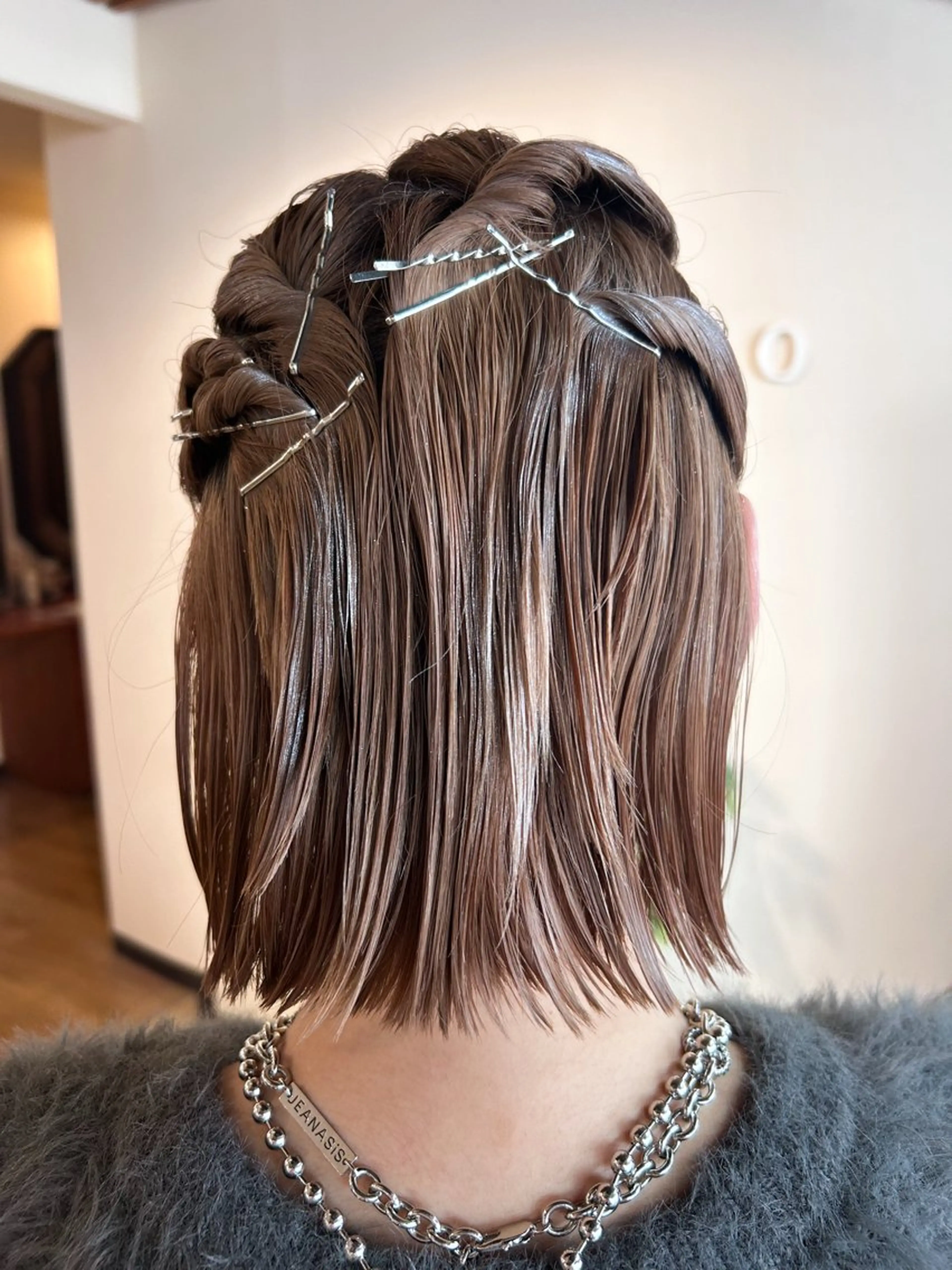 ショート ヘアセット 透明感/レイヤー/ 武士るな🌿‬のヘアスタイル