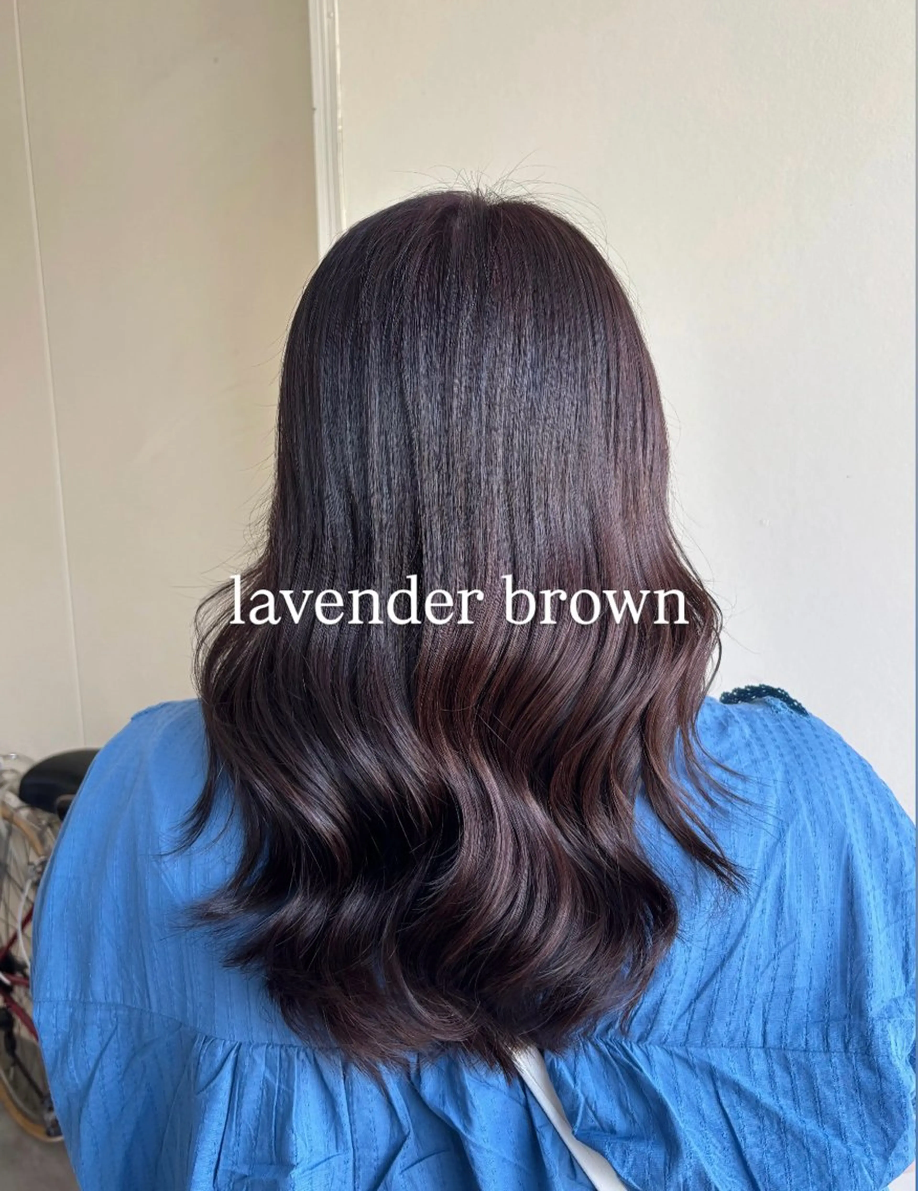 ミディアム カラー ブラウンカラー ラベンダーカラー ラベンダーブラウン カシェリタヘア🫧 KOKORO  💞のヘアスタイル