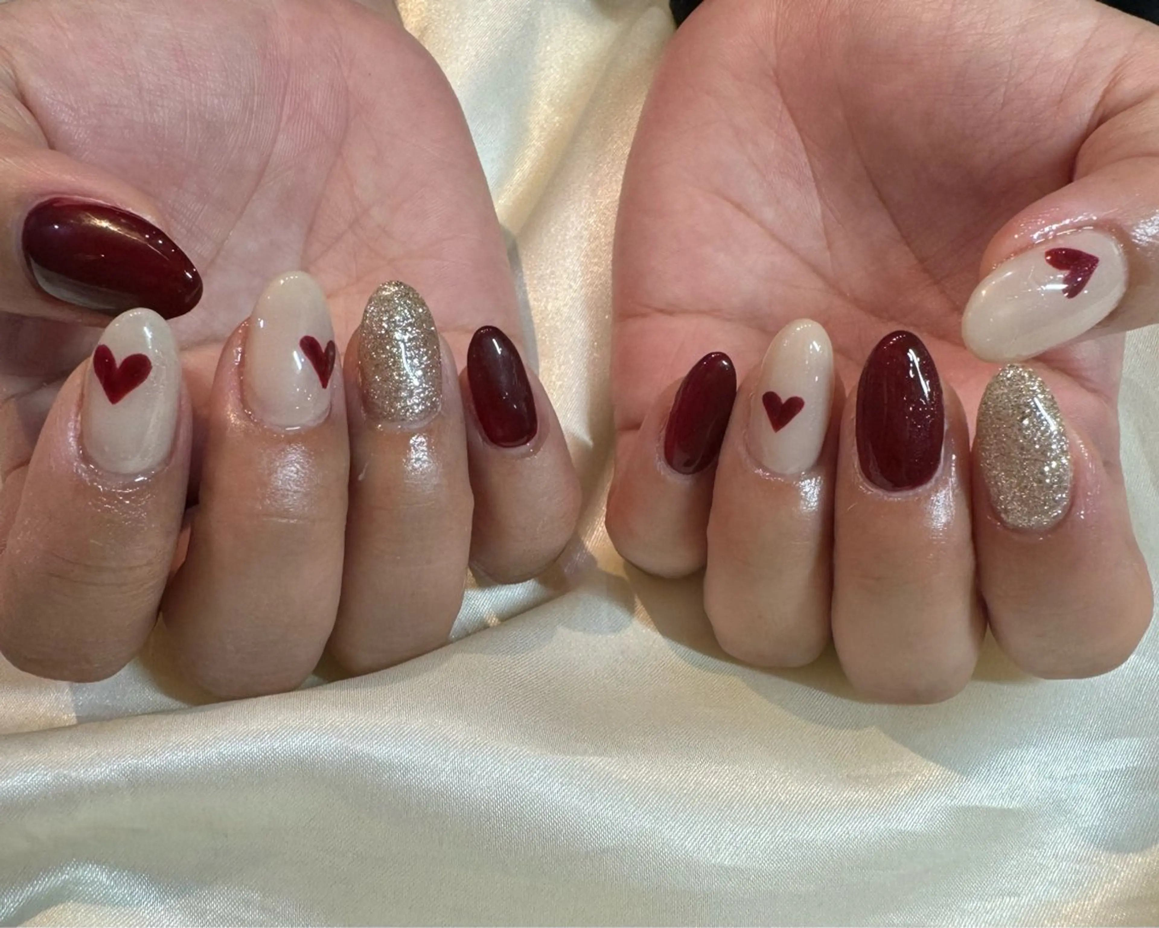 ネイル ハンドネイル 藤井 里緒奈のネイルデザイン