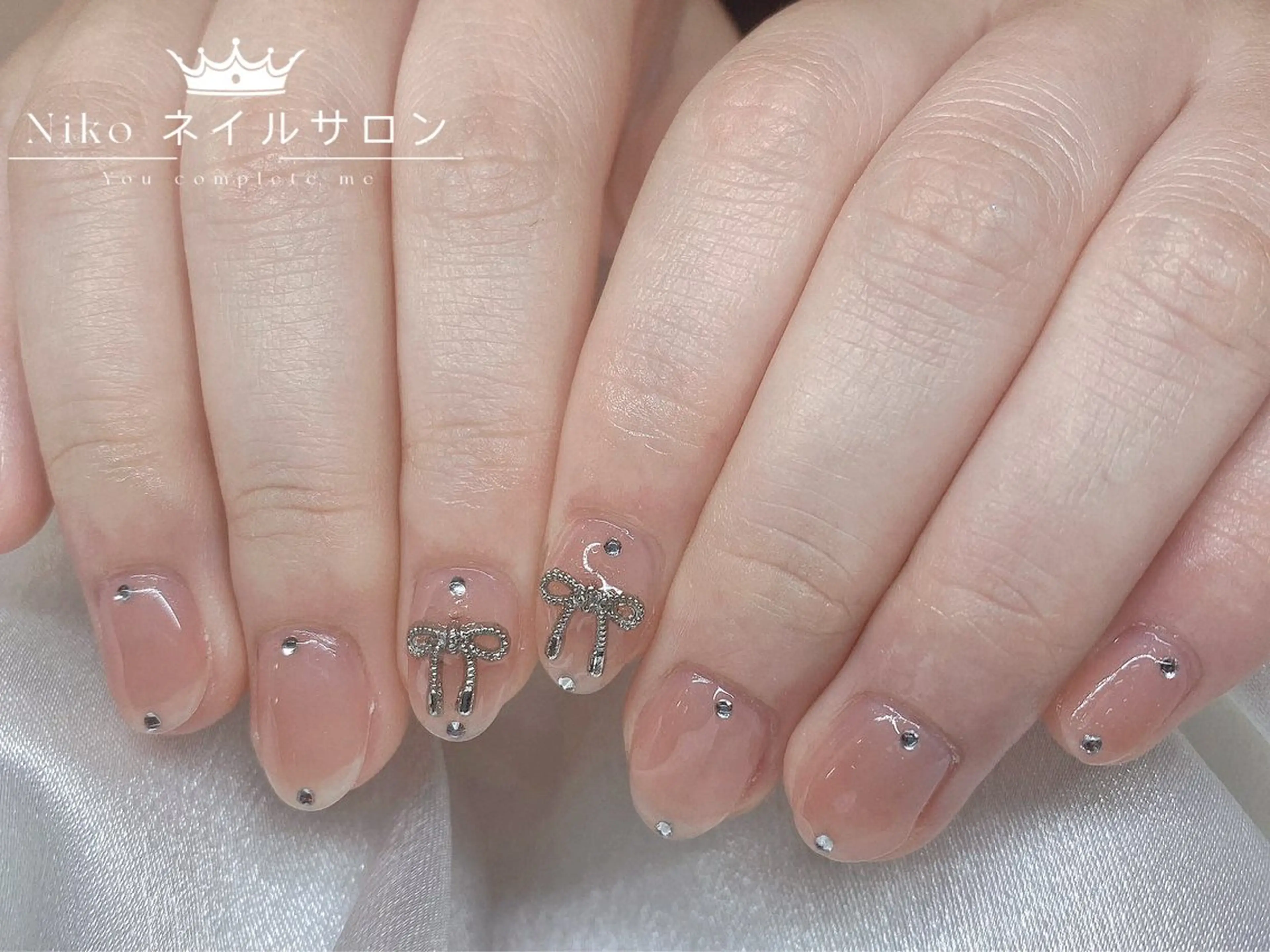 ネイル チークネイル 長さ出し フラッシュネイル フットネイル フレンチネイル Niko 星星のネイルデザイン