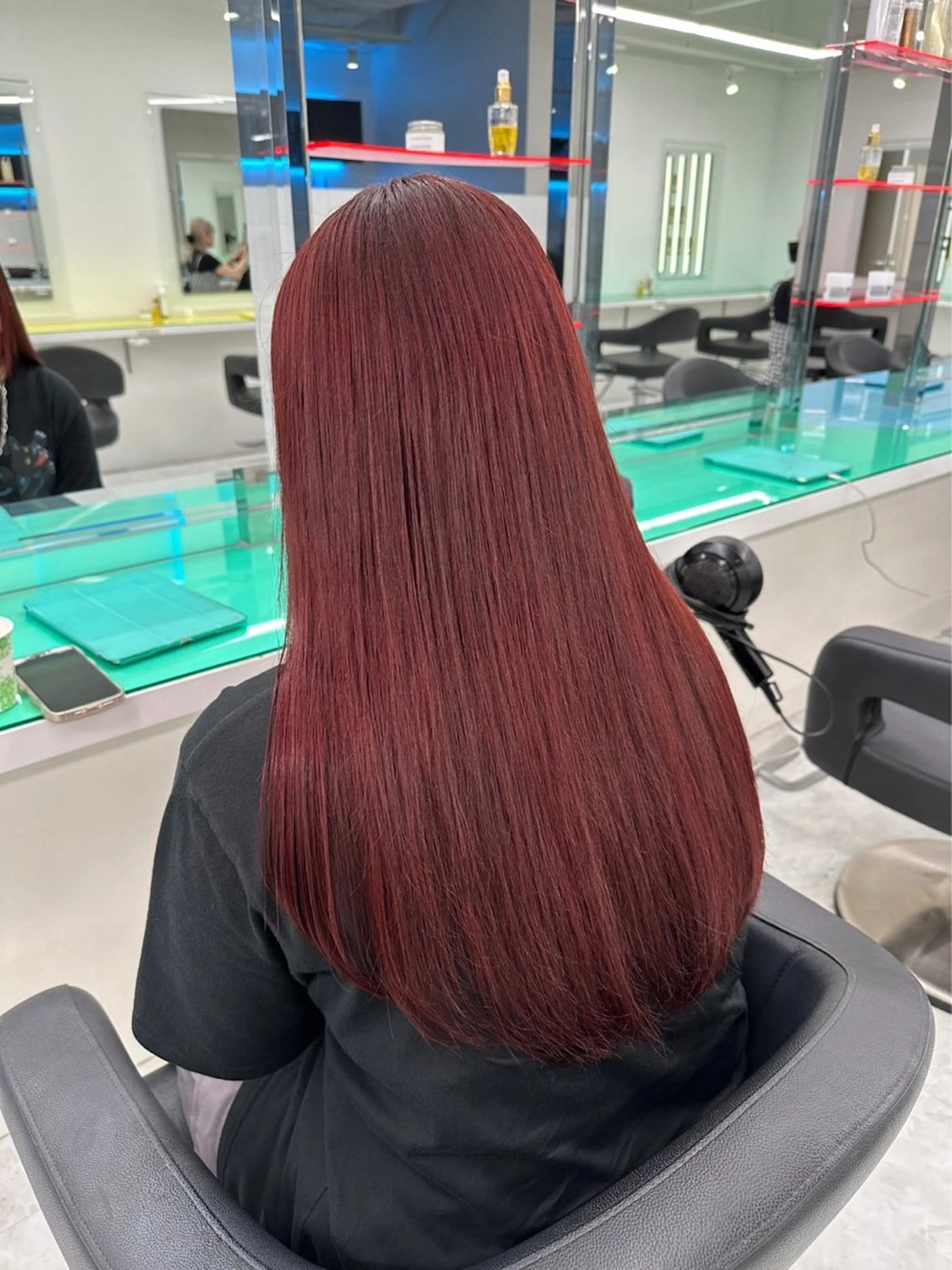 ロング ヘアカラー トリートメント ♡くすみトレンド ♡Rikutoのヘアスタイル