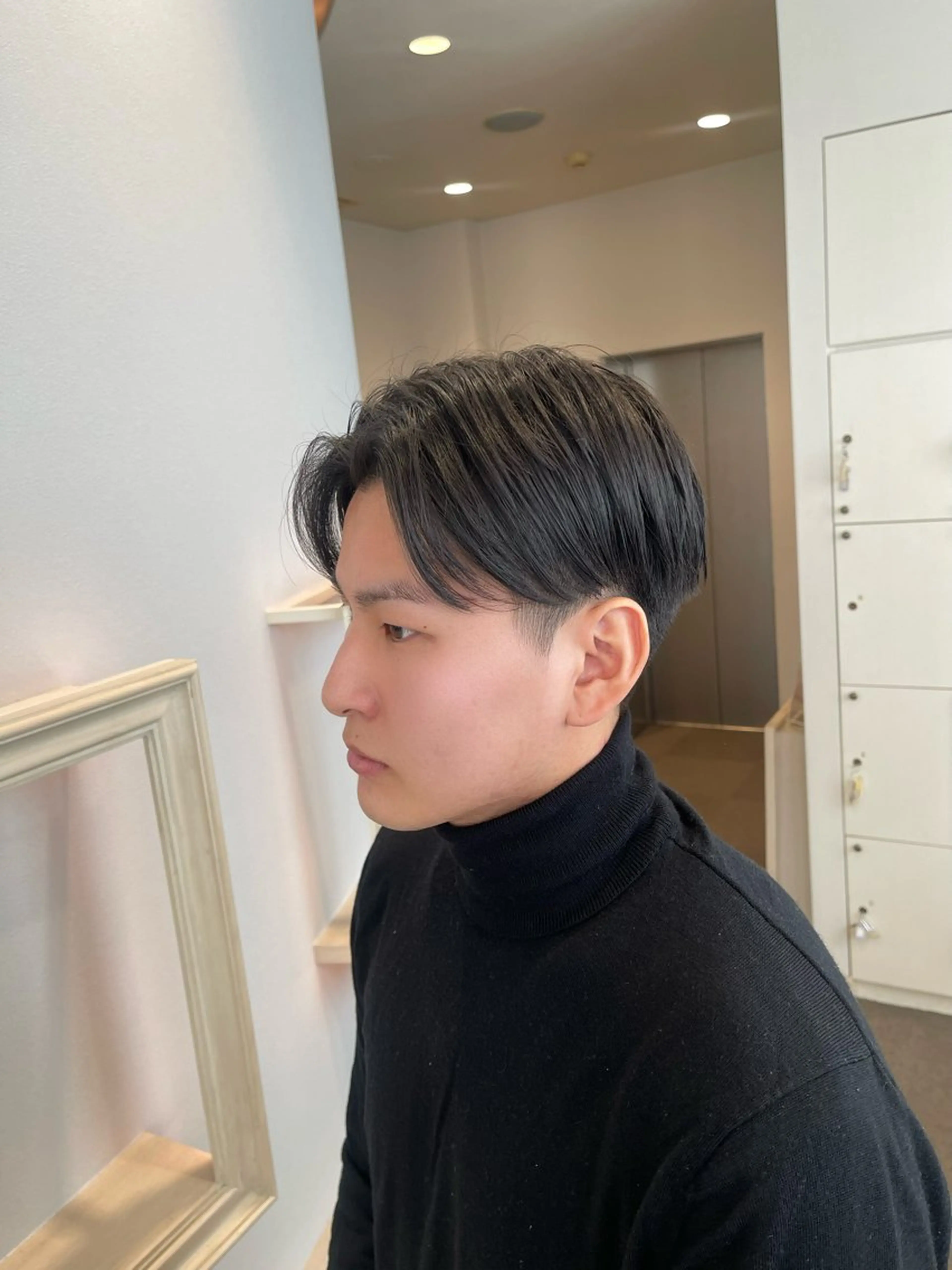 メンズ センターパート 横浜アレンジ/メンズ カット/yuukaのヘアスタイル