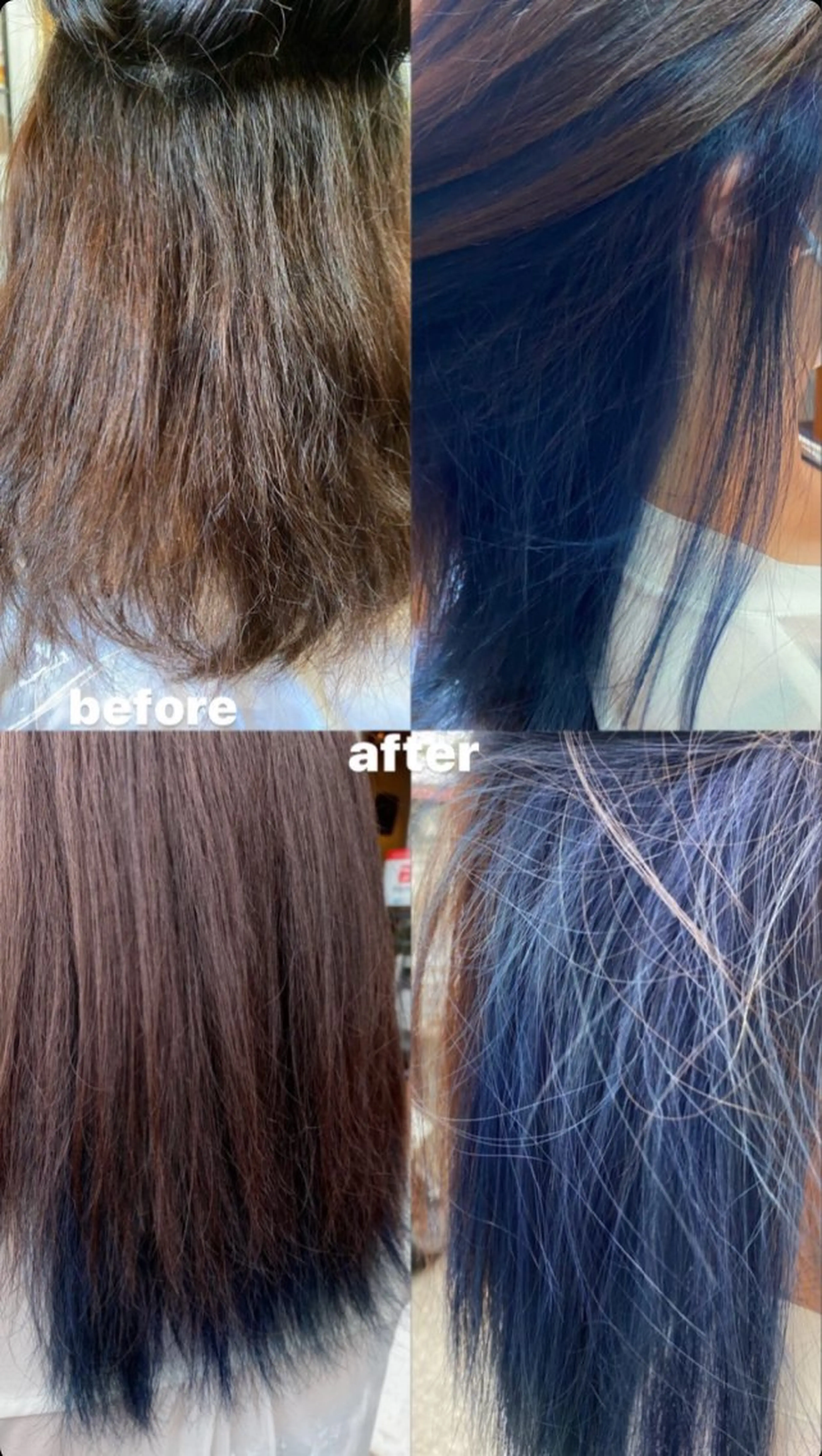 カラー ブルーカラー 鶴田 悠斗のヘアスタイル