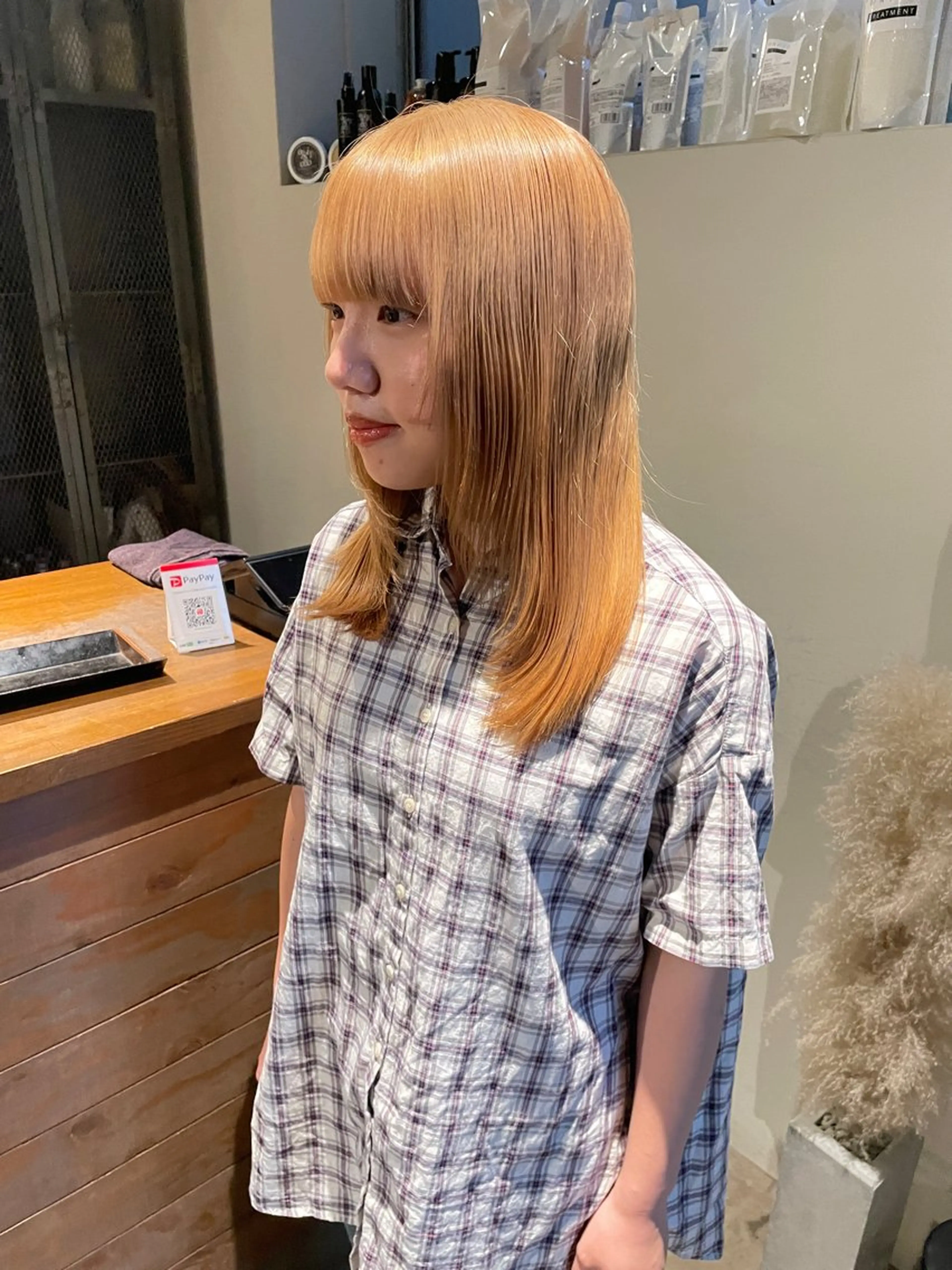 セミロング カット ヘアカラー トリートメント fubuki🪷 似合わせカットカラーのヘアスタイル