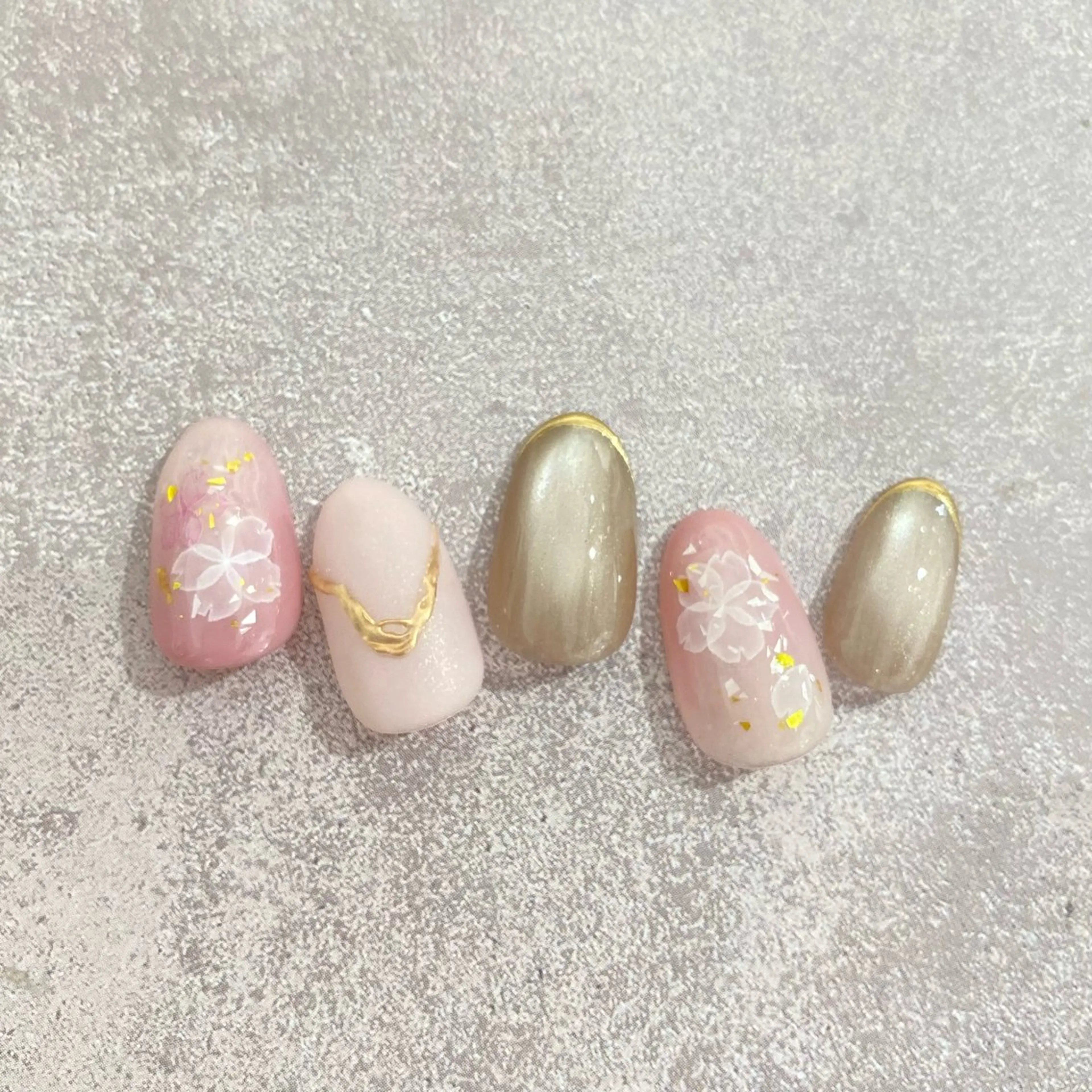 ネイル 桜ネイル ハンドネイル フジタ エリカのネイルデザイン